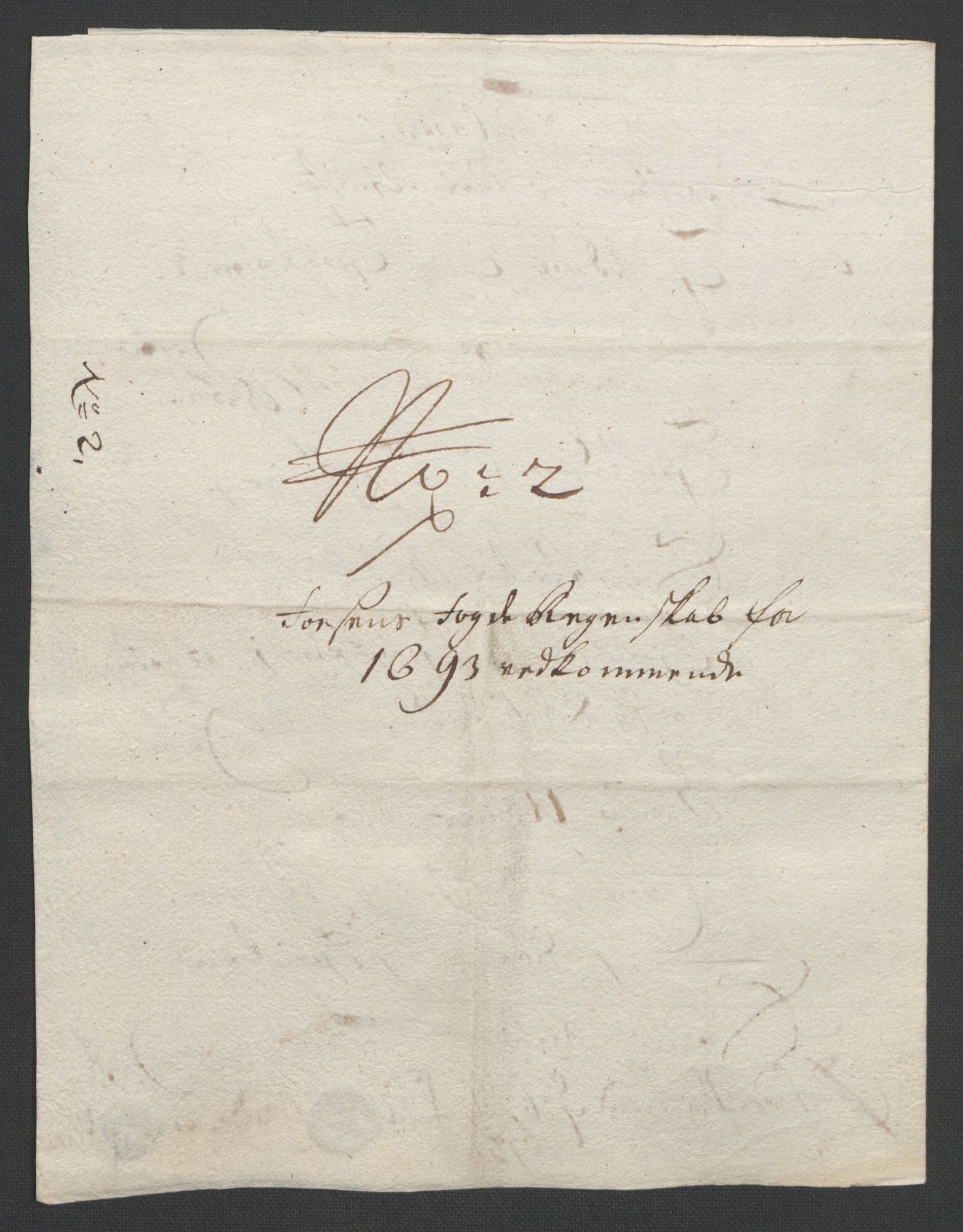 Rentekammeret inntil 1814, Reviderte regnskaper, Fogderegnskap, AV/RA-EA-4092/R57/L3849: Fogderegnskap Fosen, 1692-1693, p. 500