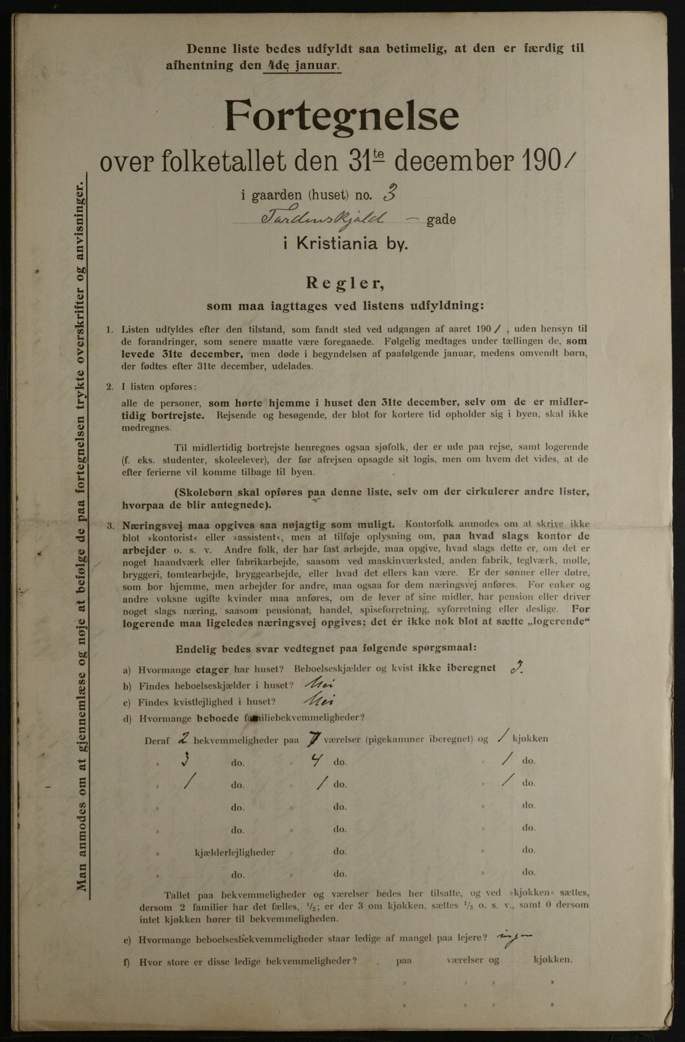 OBA, Municipal Census 1901 for Kristiania, 1901, p. 17456