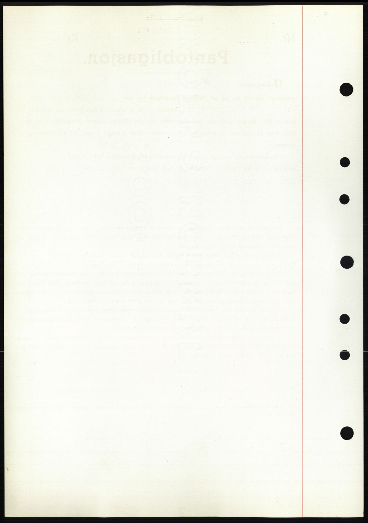 Nedenes sorenskriveri, SAK/1221-0006/G/Gb/Gbb/L0003: Mortgage book no. B3b, 1946-1946, Diary no: : 706/1946