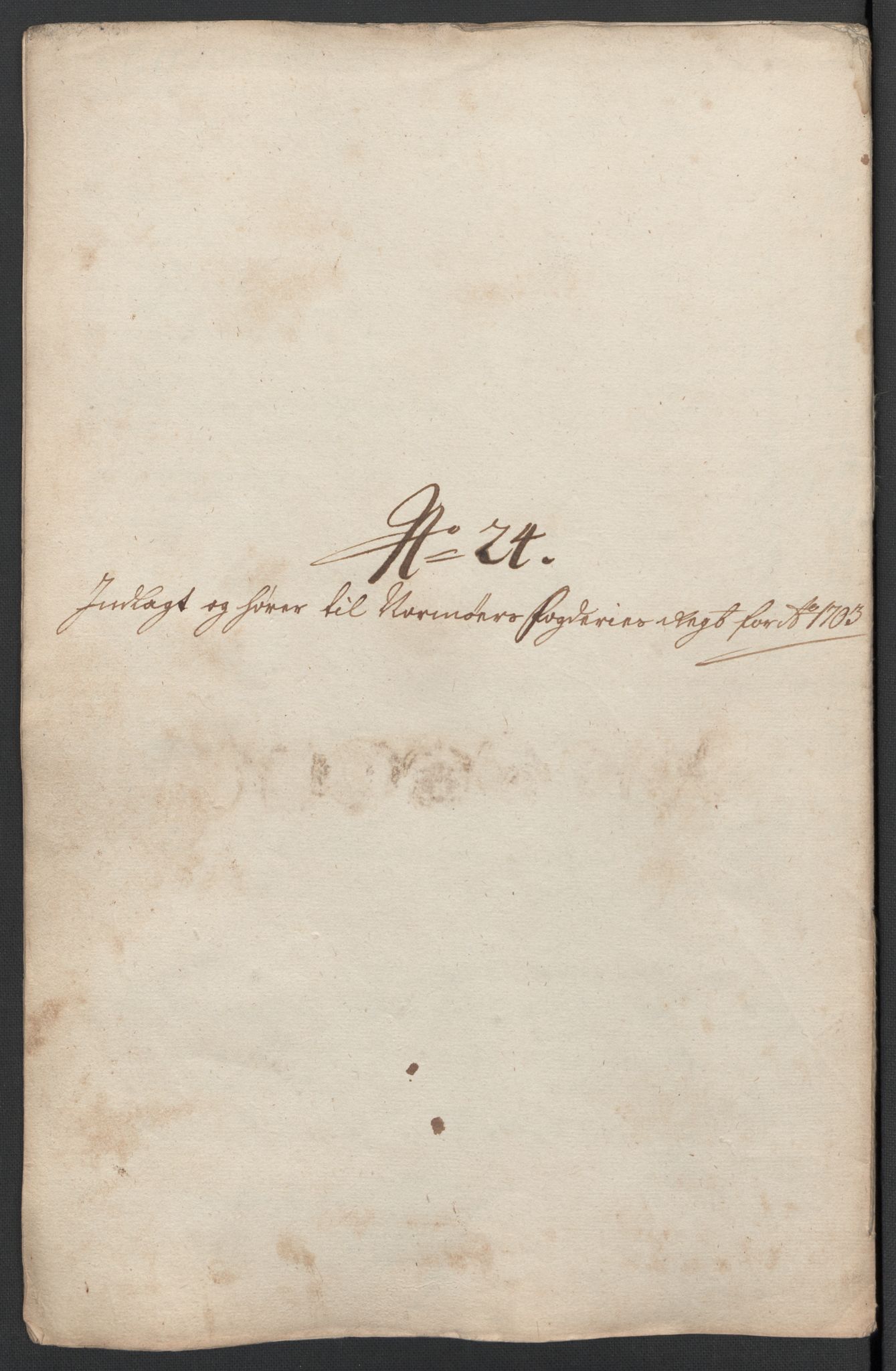 Rentekammeret inntil 1814, Reviderte regnskaper, Fogderegnskap, RA/EA-4092/R56/L3740: Fogderegnskap Nordmøre, 1703-1704, p. 167