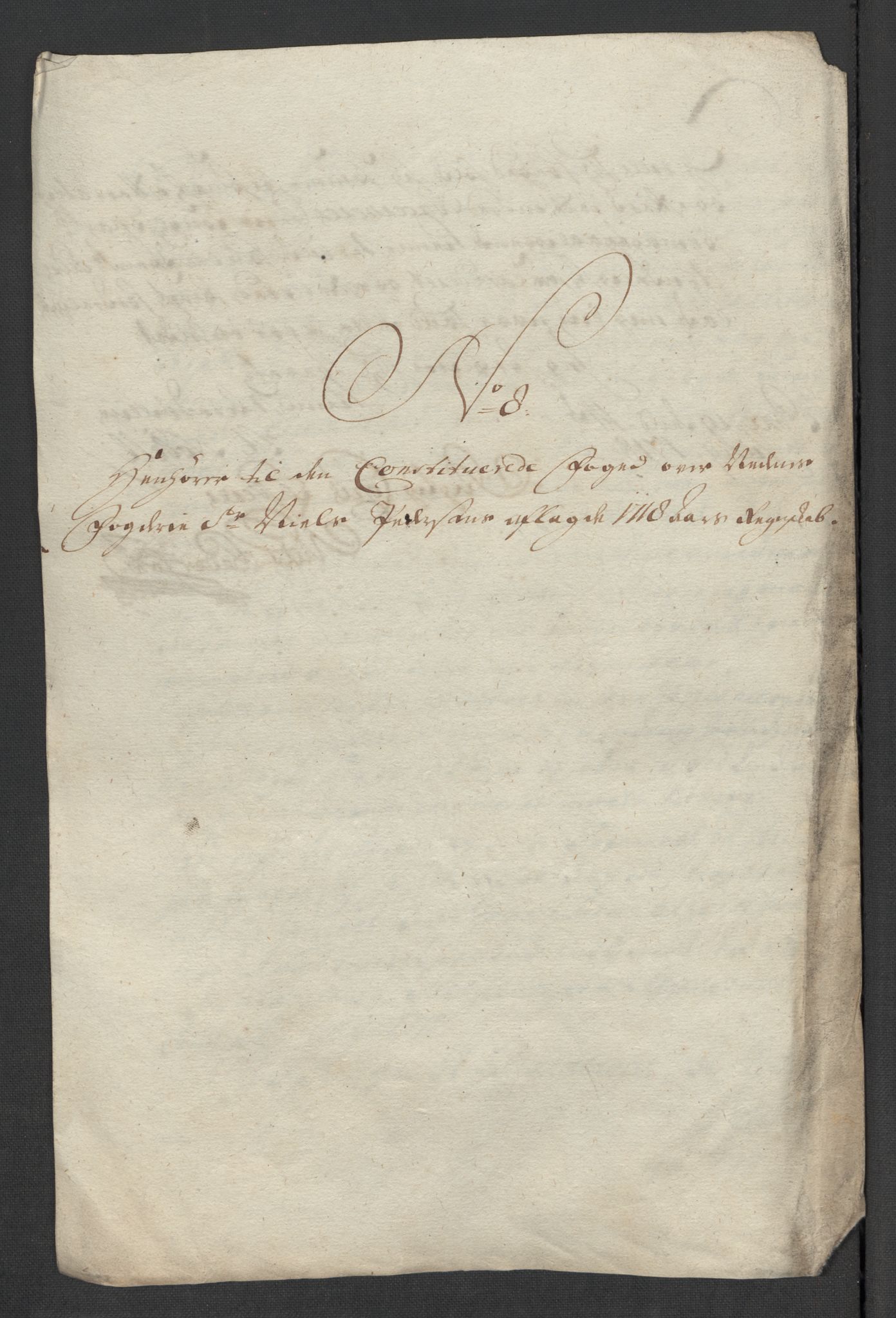 Rentekammeret inntil 1814, Reviderte regnskaper, Fogderegnskap, AV/RA-EA-4092/R39/L2327: Fogderegnskap Nedenes, 1718, p. 208