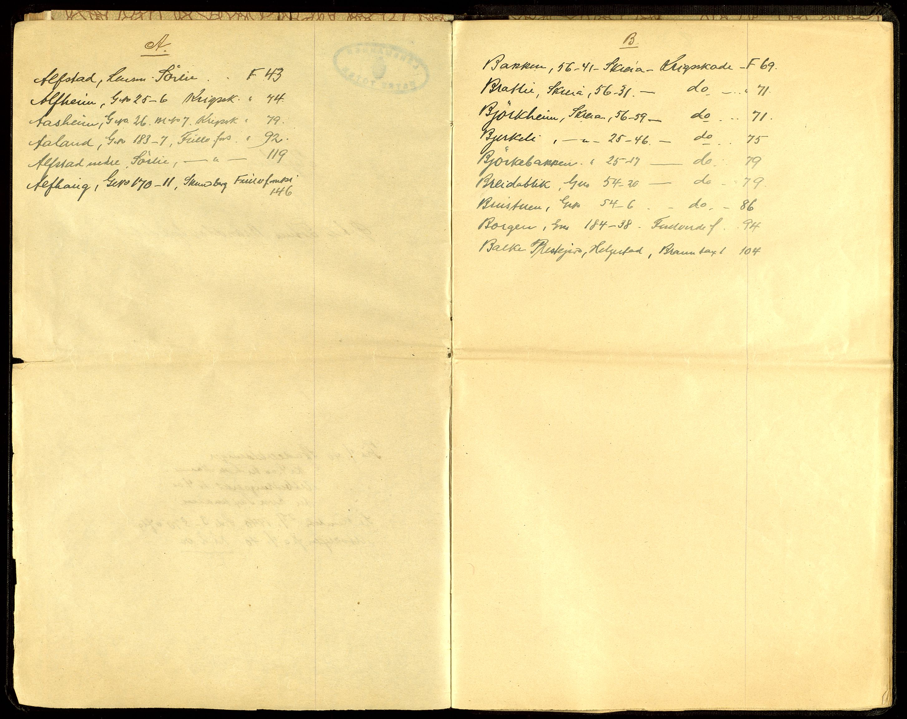 Norges Brannkasse, Østre Toten, AV/SAH-NBRANT-046/F/L0004: Branntakstprotokoll, 1938-1944