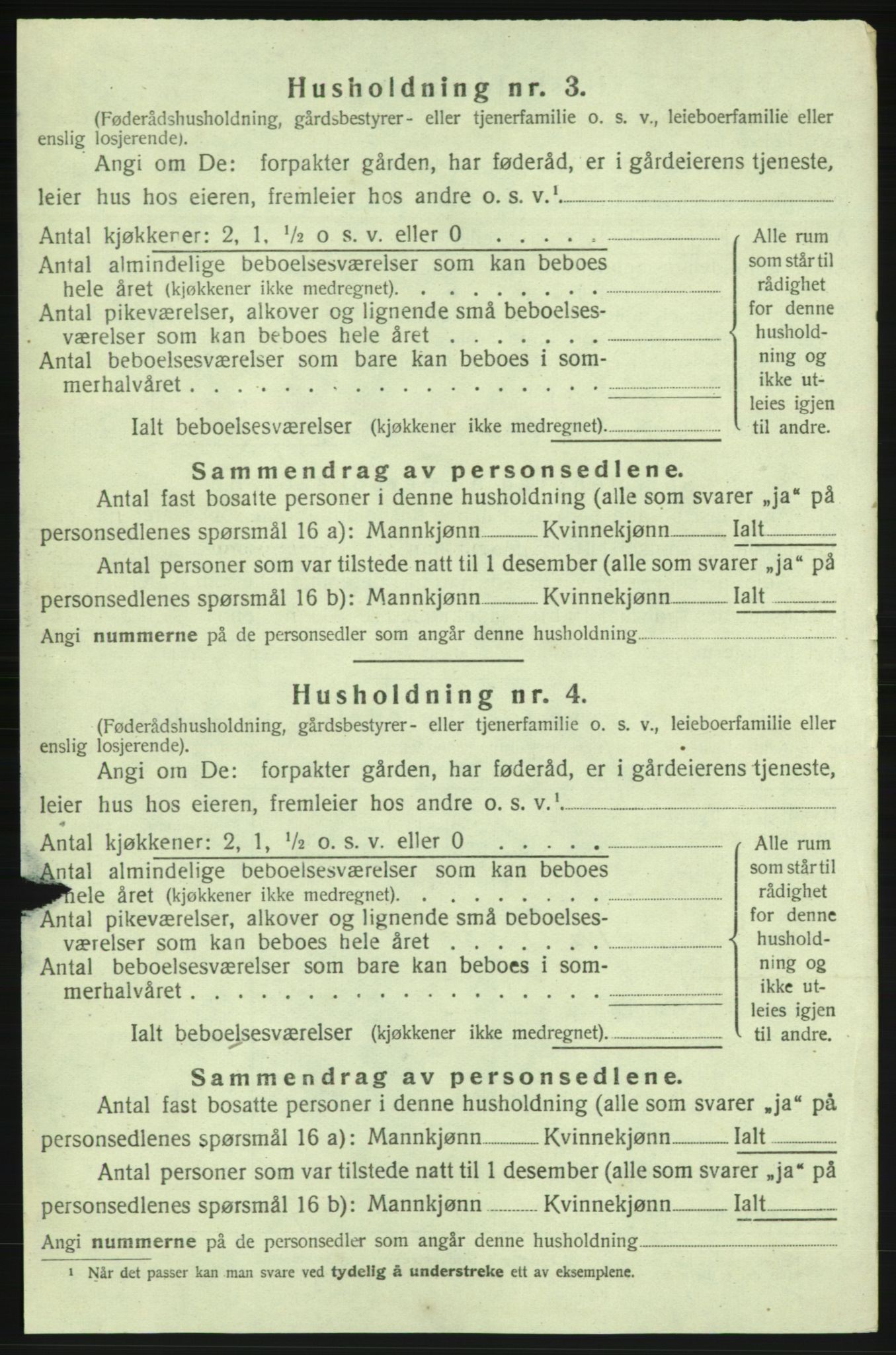 SAB, 1920 census for Strandebarm, 1920, p. 1035