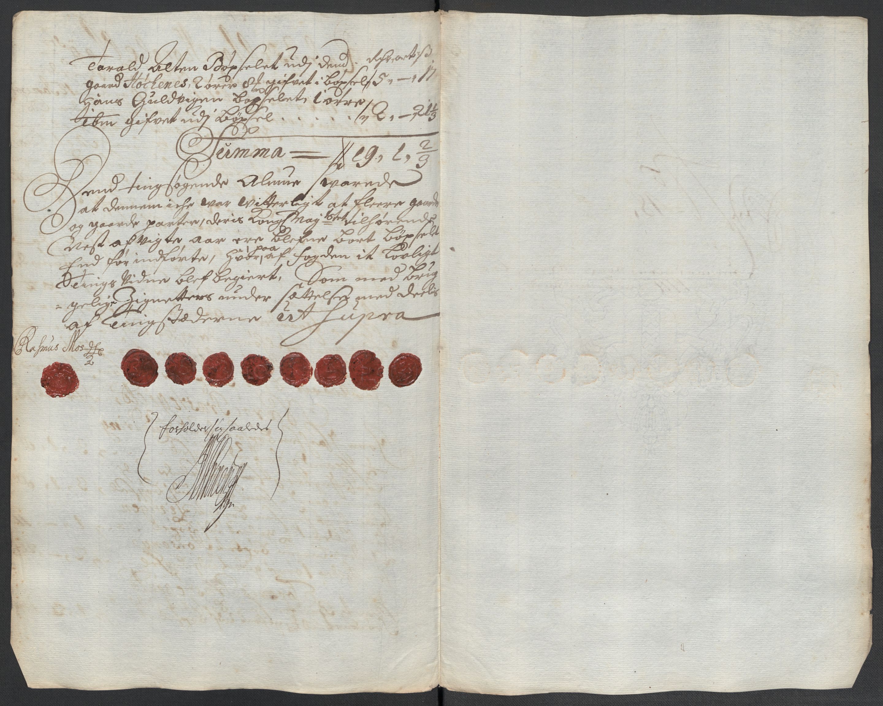 Rentekammeret inntil 1814, Reviderte regnskaper, Fogderegnskap, AV/RA-EA-4092/R64/L4432: Fogderegnskap Namdal, 1711, p. 173