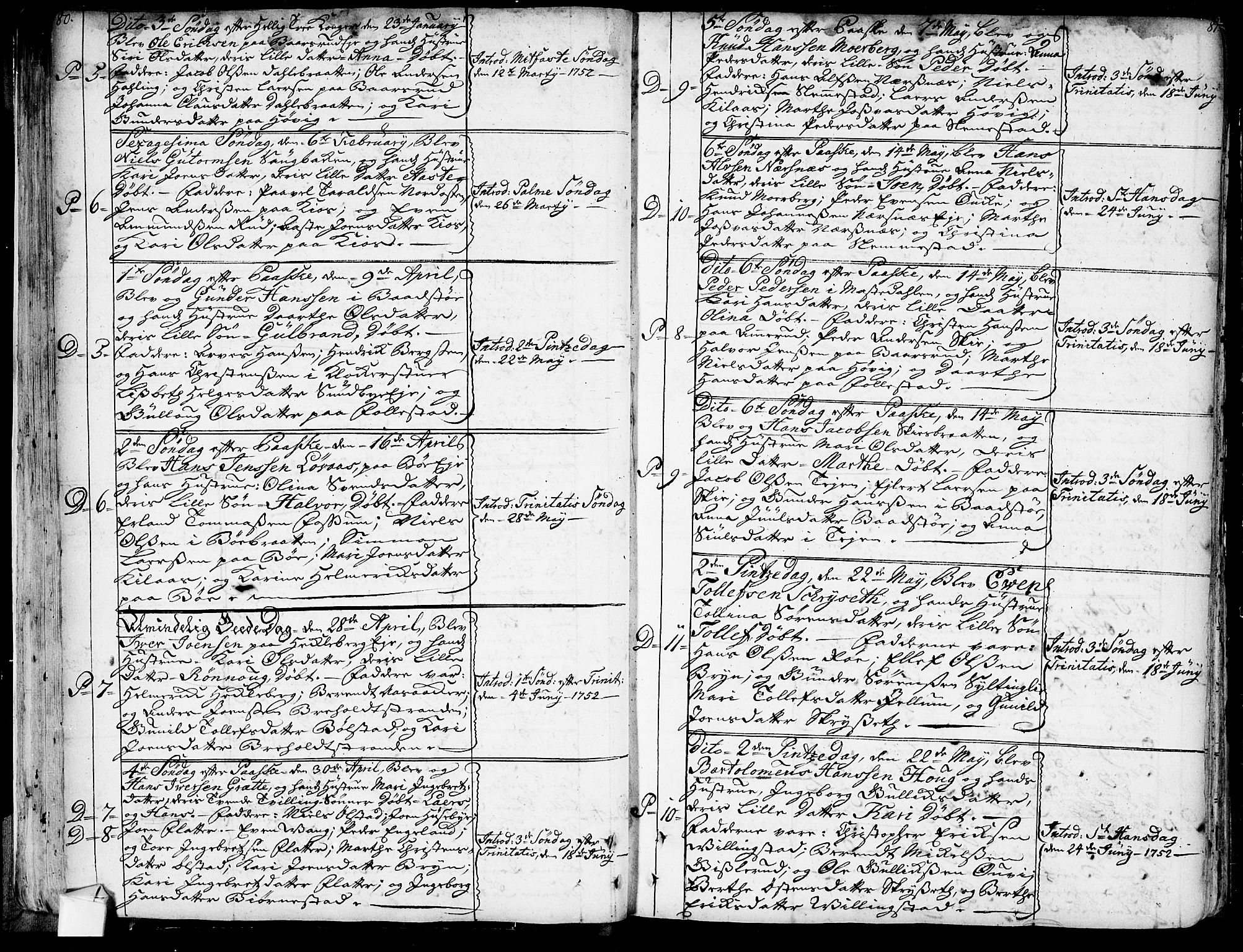 Røyken kirkebøker, SAKO/A-241/G/Ga/L0001: Parish register (copy) no. 1, 1740-1768, p. 80-81