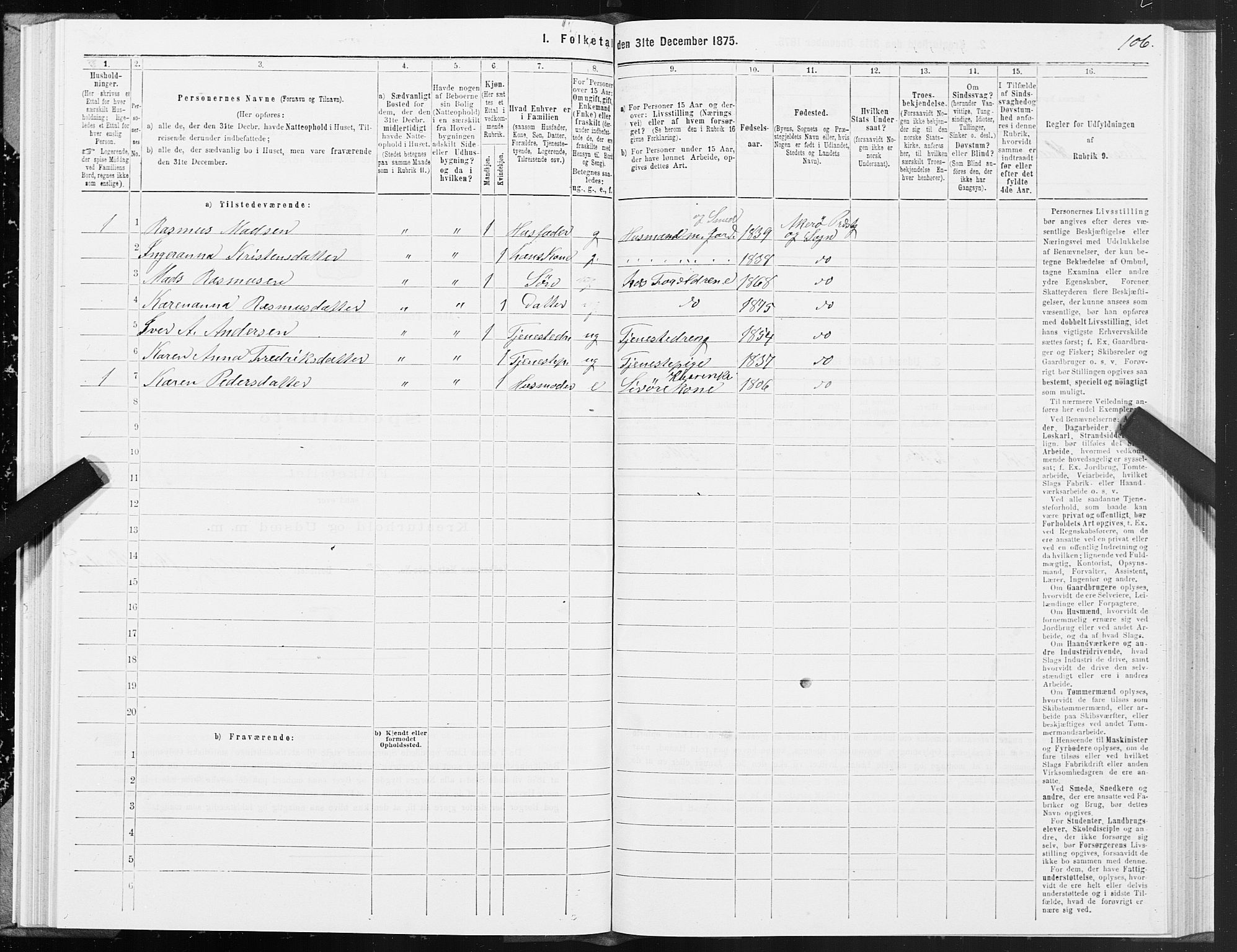 SAT, 1875 census for 1545P Aukra, 1875, p. 3106