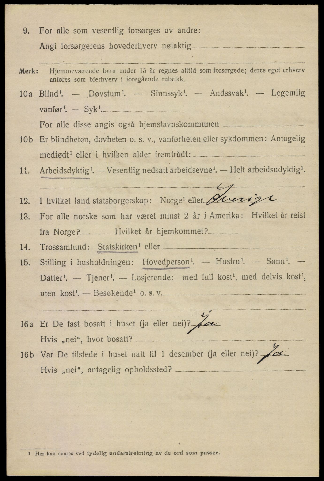 SAO, 1920 census for Fredrikstad, 1920, p. 13870