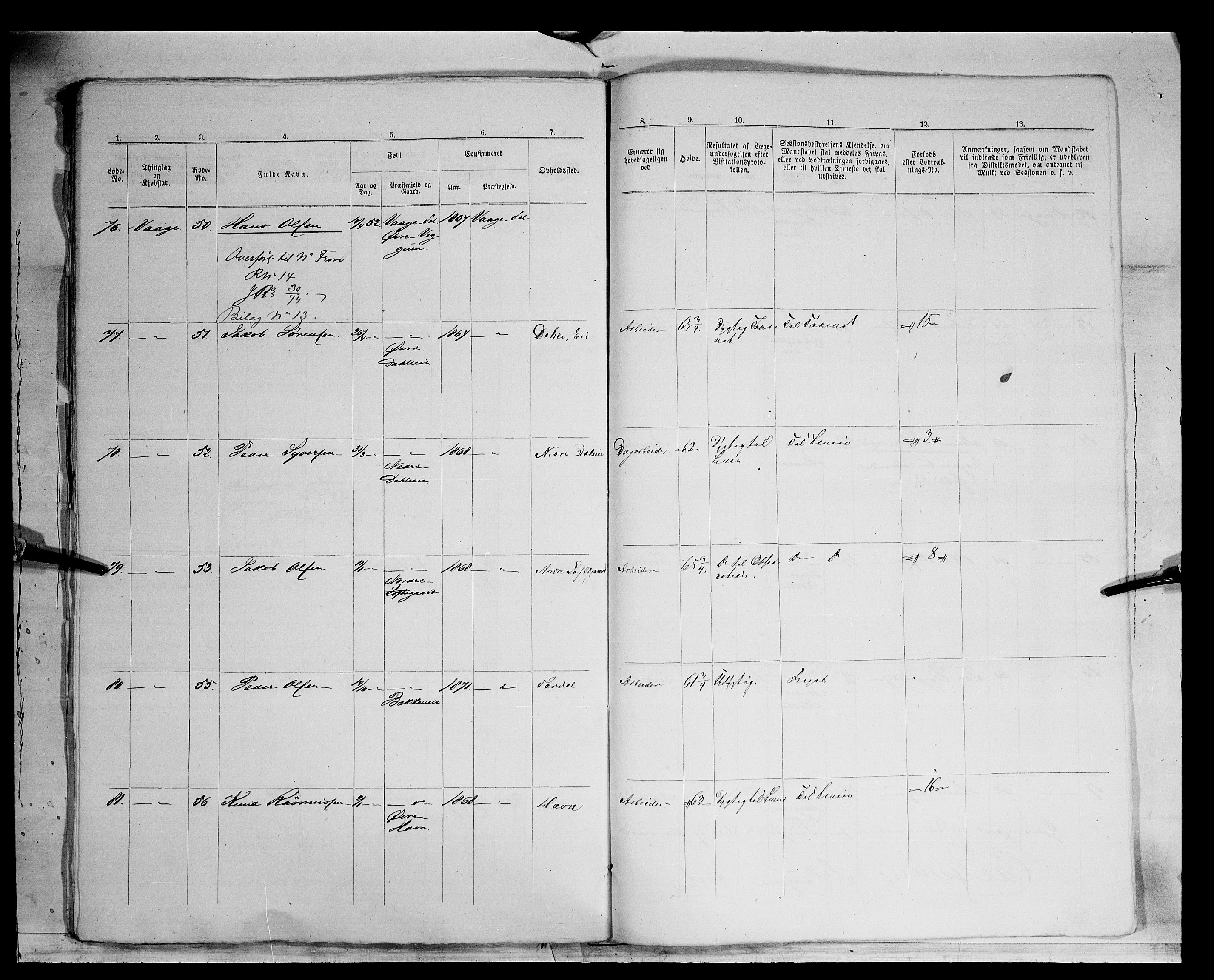 Fylkesmannen i Oppland, AV/SAH-FYO-002/1/K/Kg/L1175: Heidal, Sel, Vågå, Lom og Skjåk, 1860-1879, p. 65