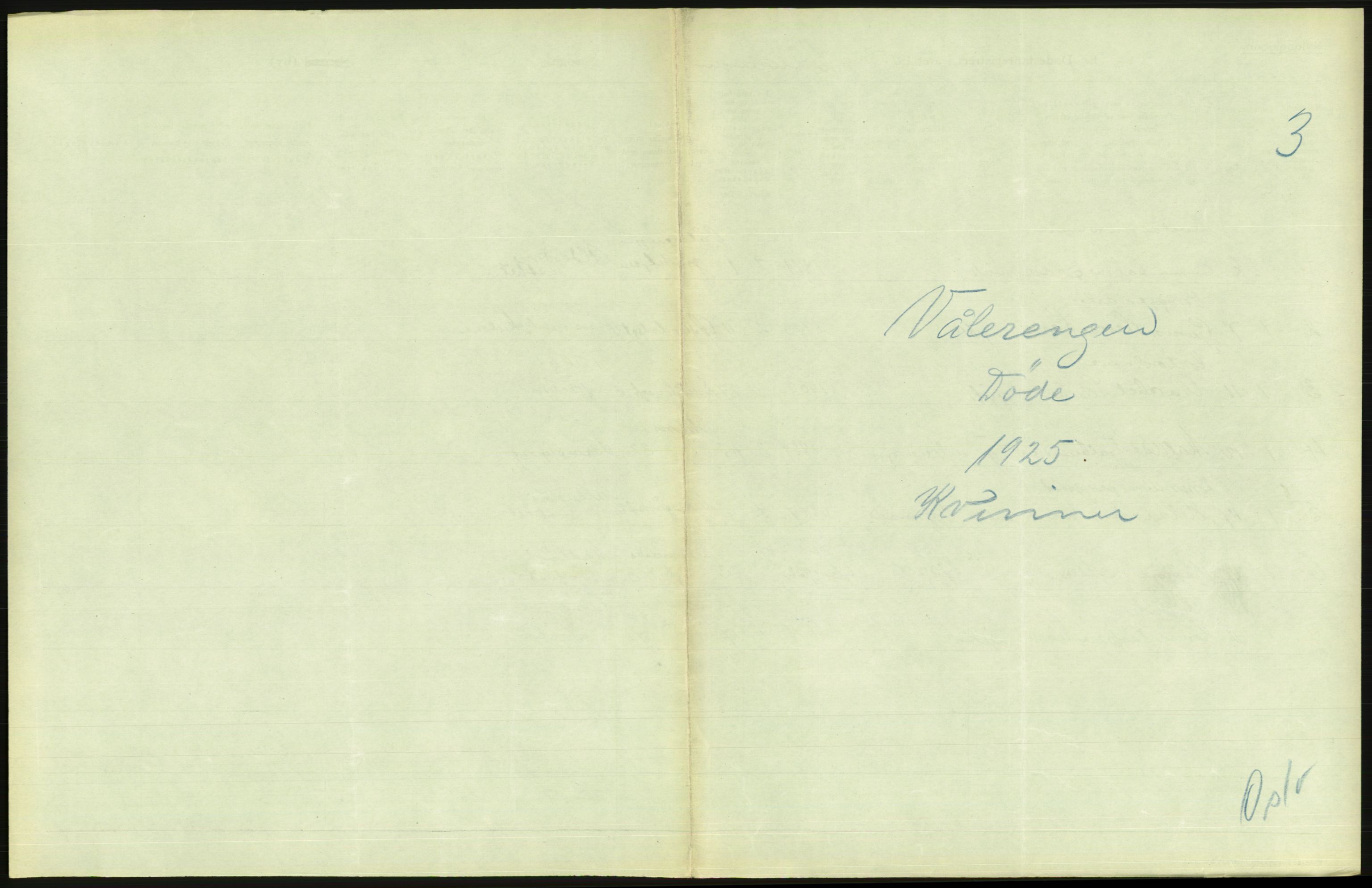 Statistisk sentralbyrå, Sosiodemografiske emner, Befolkning, AV/RA-S-2228/D/Df/Dfc/Dfce/L0010: Oslo: Døde kvinner, dødfødte, 1925, p. 461