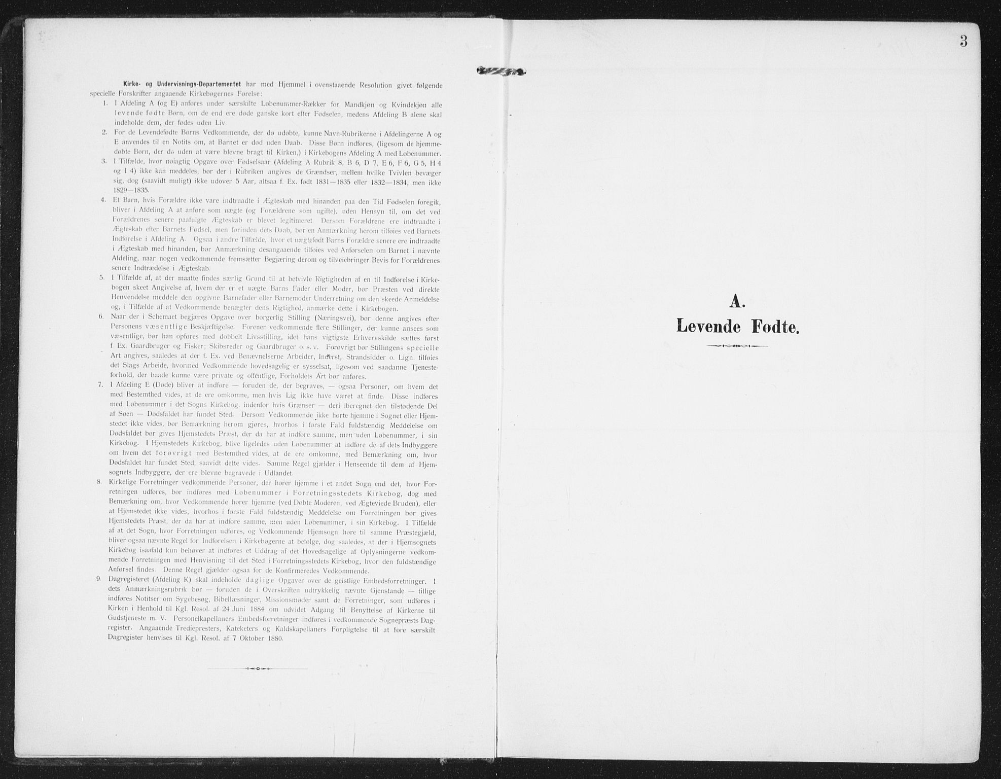 Ministerialprotokoller, klokkerbøker og fødselsregistre - Nordland, SAT/A-1459/885/L1206: Parish register (official) no. 885A07, 1905-1915, p. 3