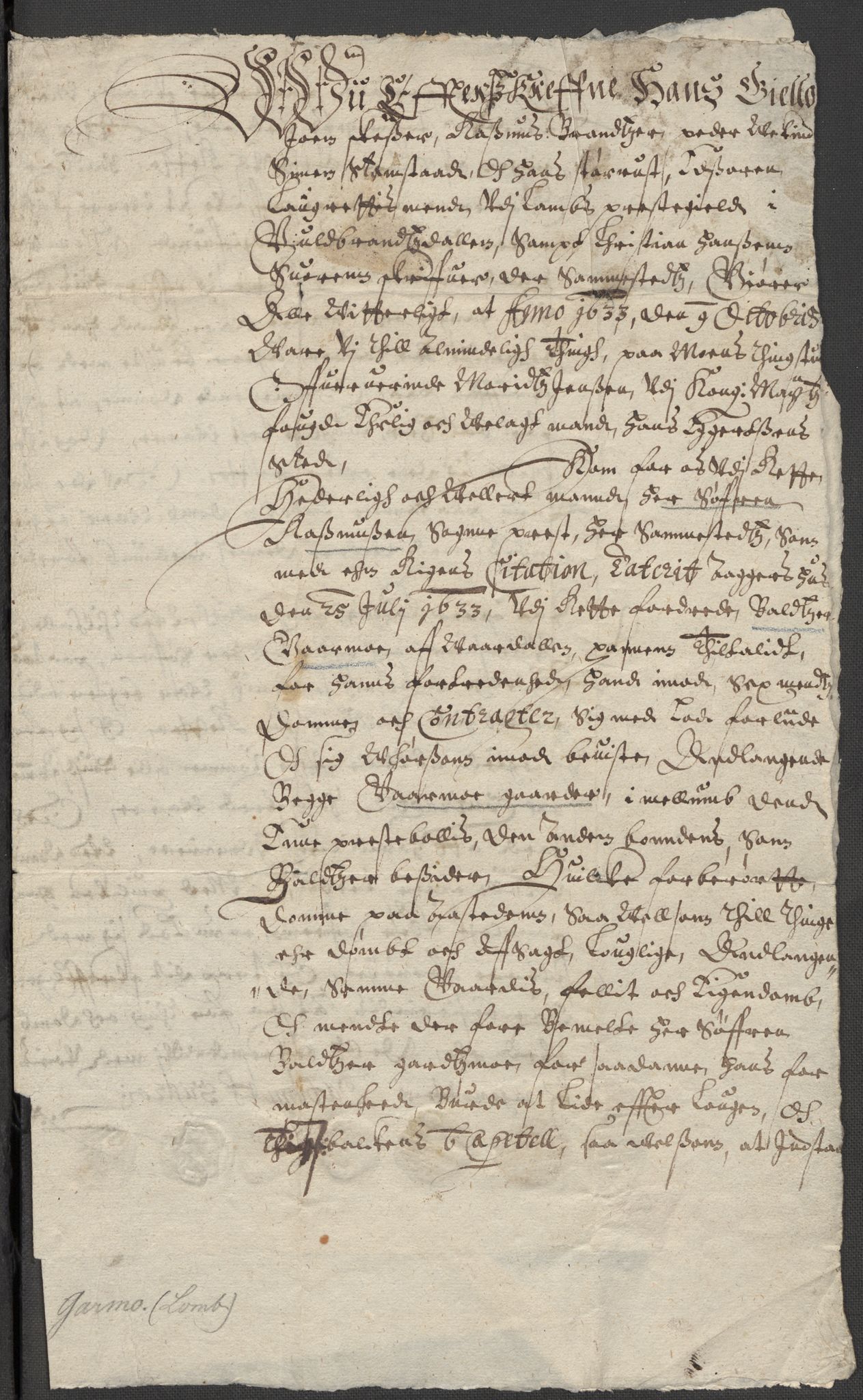 Riksarkivets diplomsamling, AV/RA-EA-5965/F15/L0012: Prestearkiv - Oppland, 1584-1794, p. 161