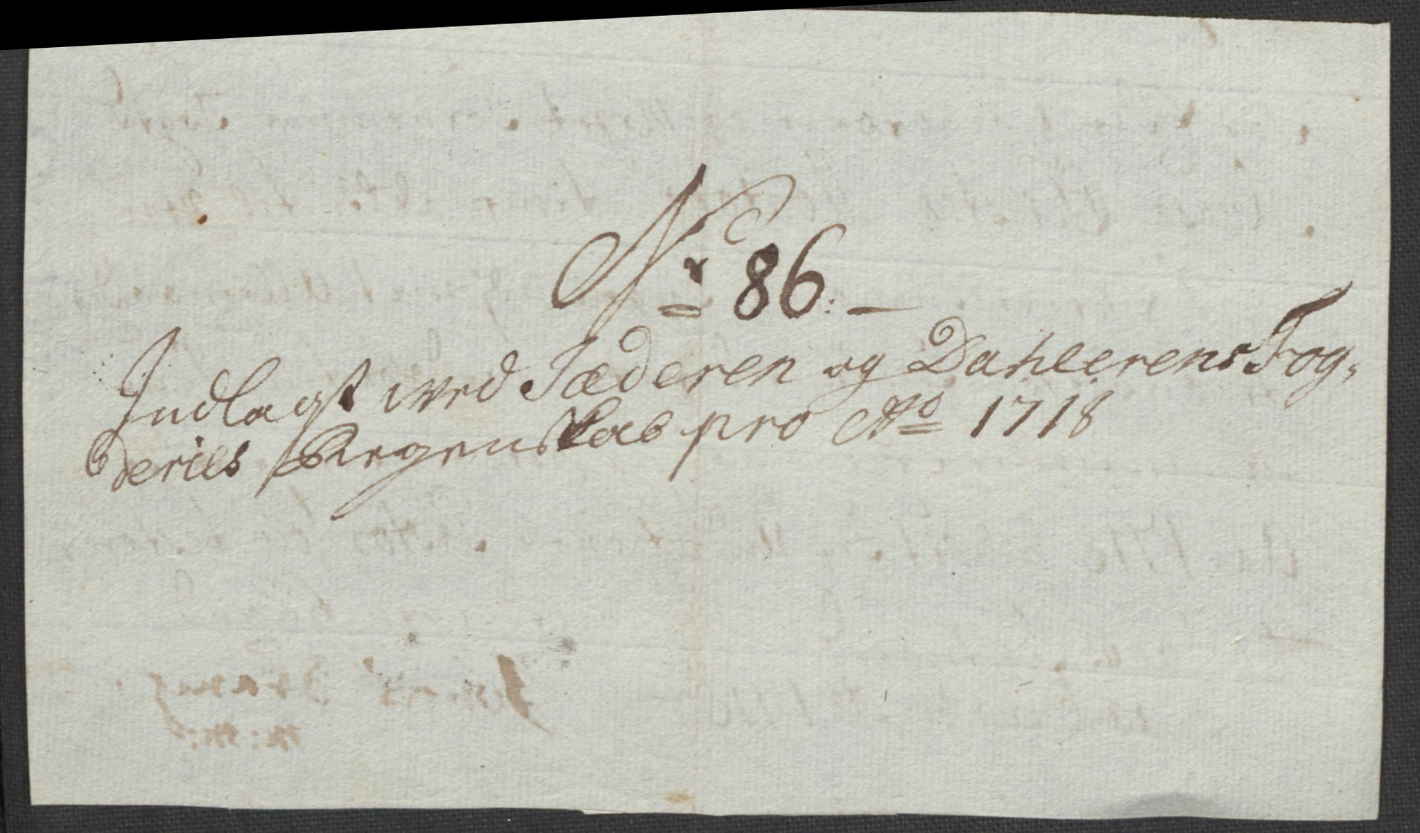 Rentekammeret inntil 1814, Reviderte regnskaper, Fogderegnskap, AV/RA-EA-4092/R46/L2743: Fogderegnskap Jæren og Dalane, 1718, p. 331