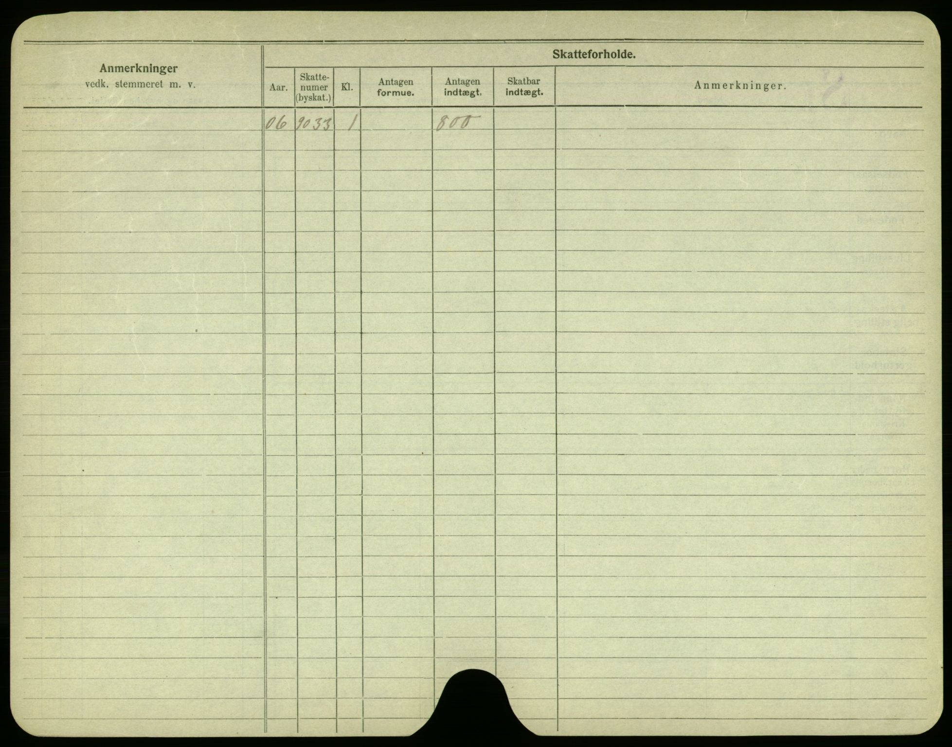 Oslo folkeregister, Registerkort, AV/SAO-A-11715/F/Fa/Fac/L0002: Menn, 1906-1914, p. 1106b