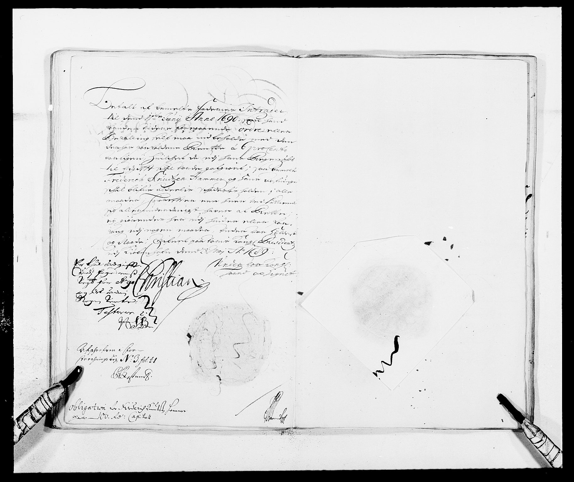 Rentekammeret inntil 1814, Reviderte regnskaper, Fogderegnskap, AV/RA-EA-4092/R16/L1031: Fogderegnskap Hedmark, 1689-1692, p. 244