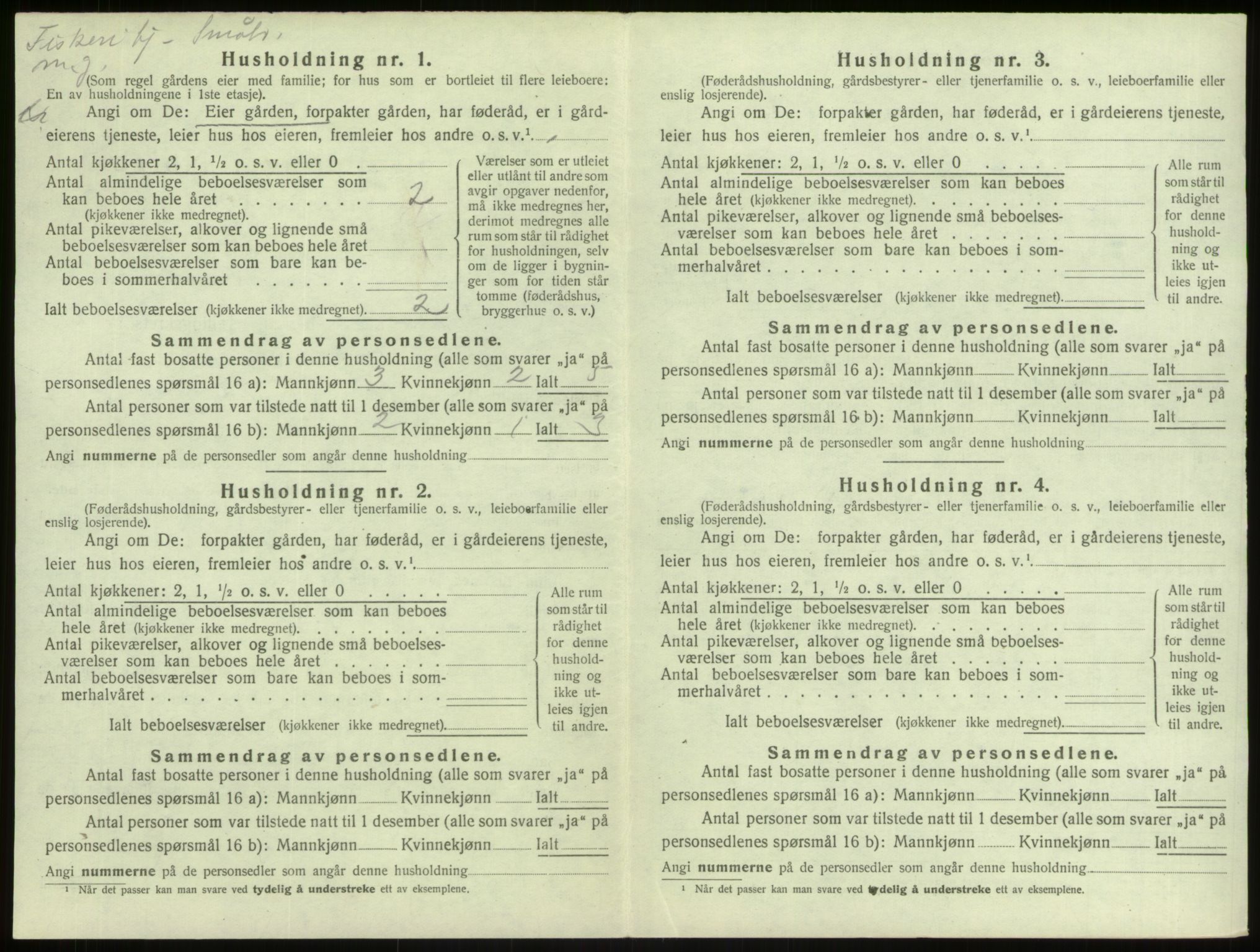 SAB, 1920 census for Herdla, 1920, p. 280