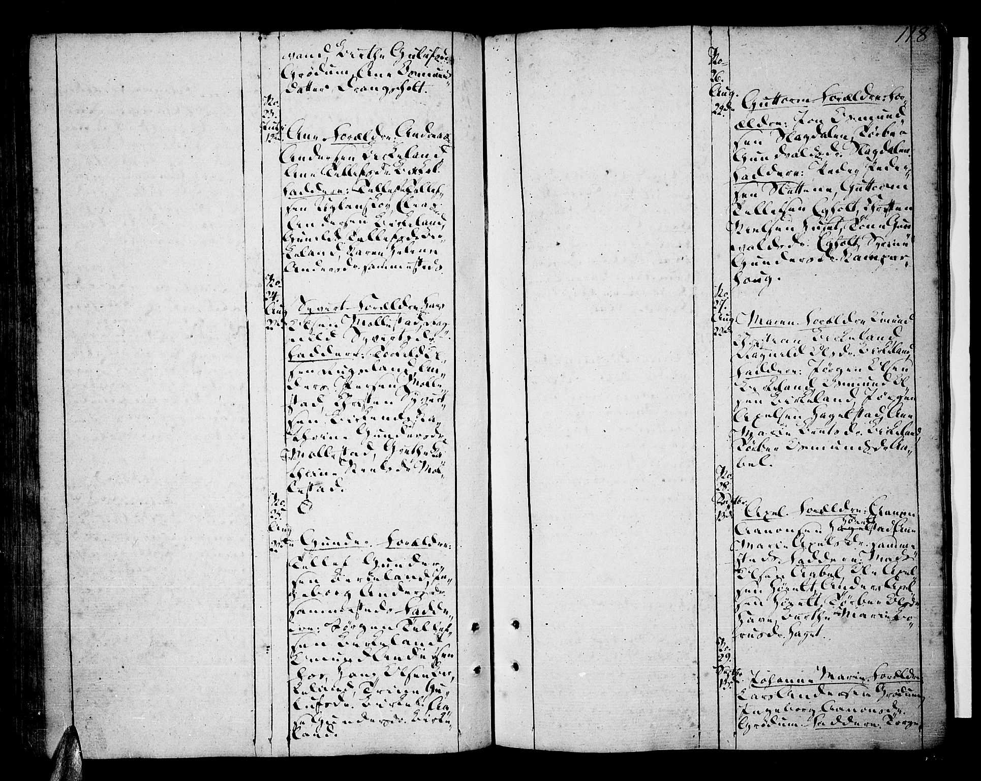 Tveit sokneprestkontor, AV/SAK-1111-0043/F/Fa/L0001: Parish register (official) no. A 1, 1794-1819, p. 118