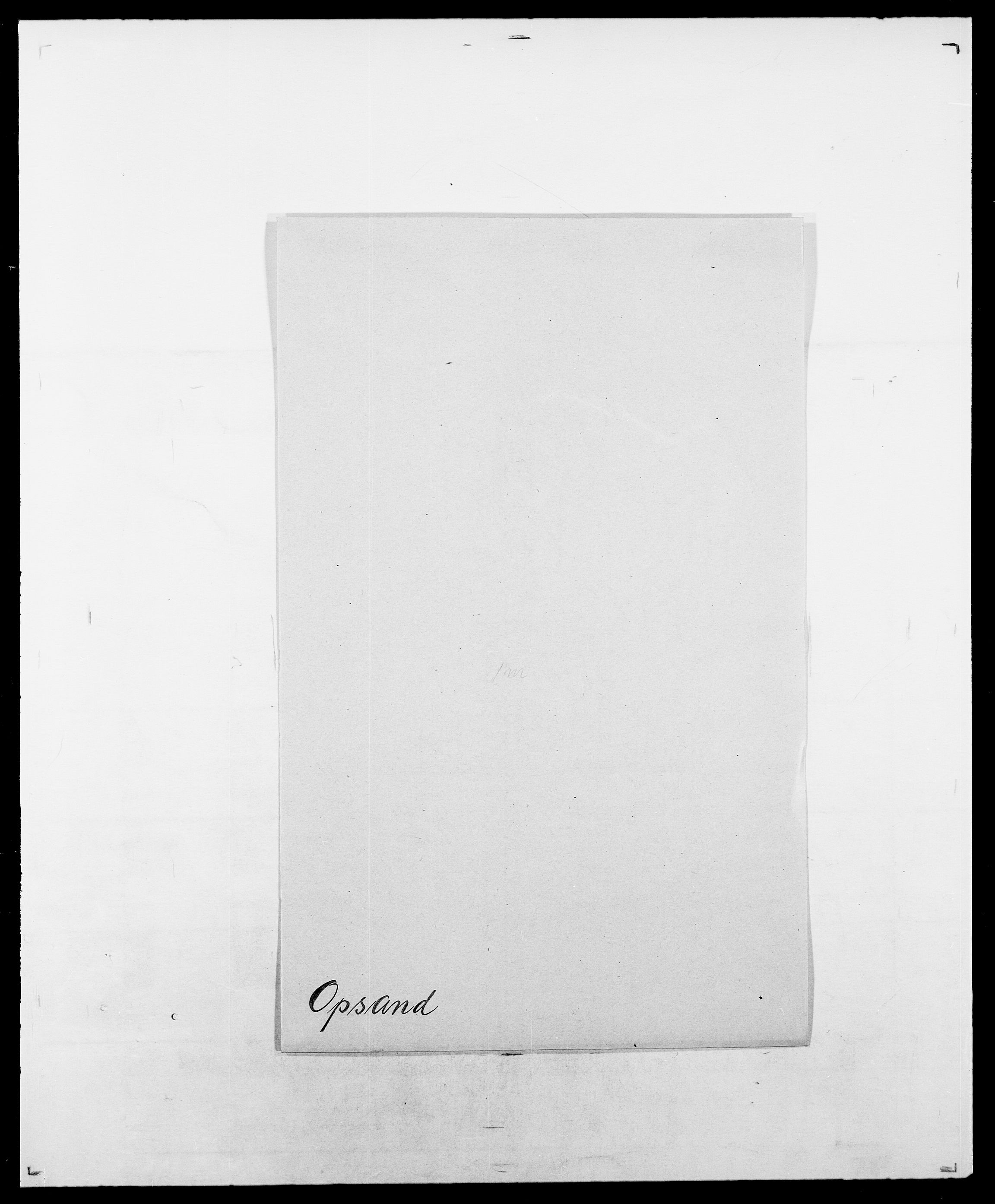 Delgobe, Charles Antoine - samling, SAO/PAO-0038/D/Da/L0029: Obel - Oxholm, p. 391