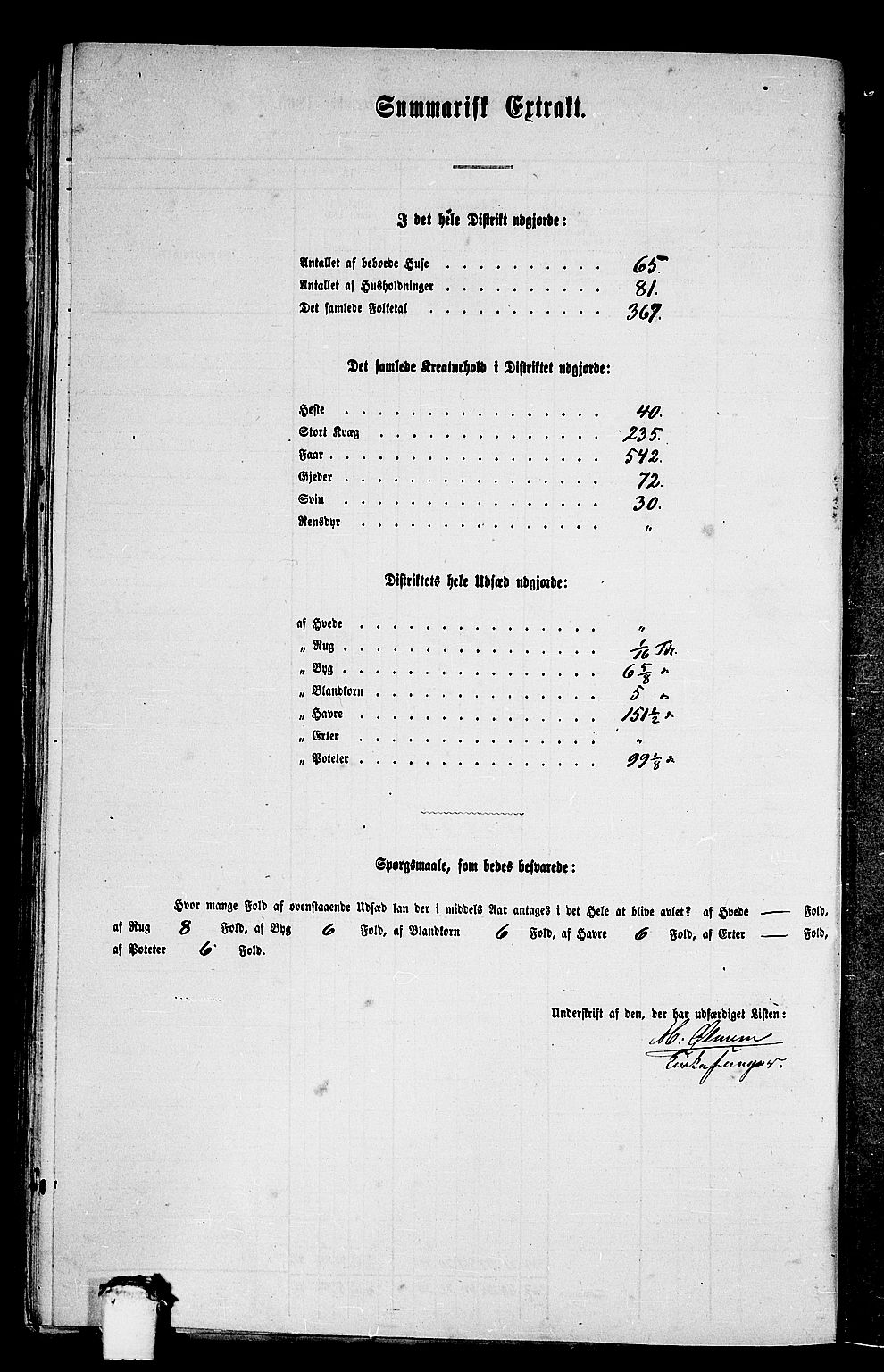 RA, 1865 census for Fræna, 1865, p. 38