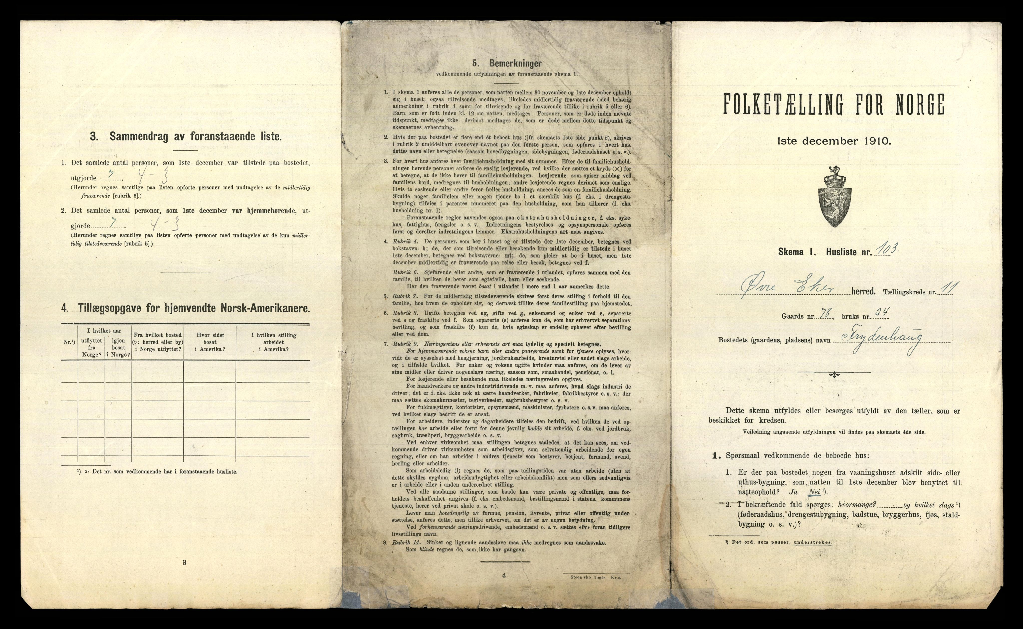 RA, 1910 census for Øvre Eiker, 1910, p. 1521