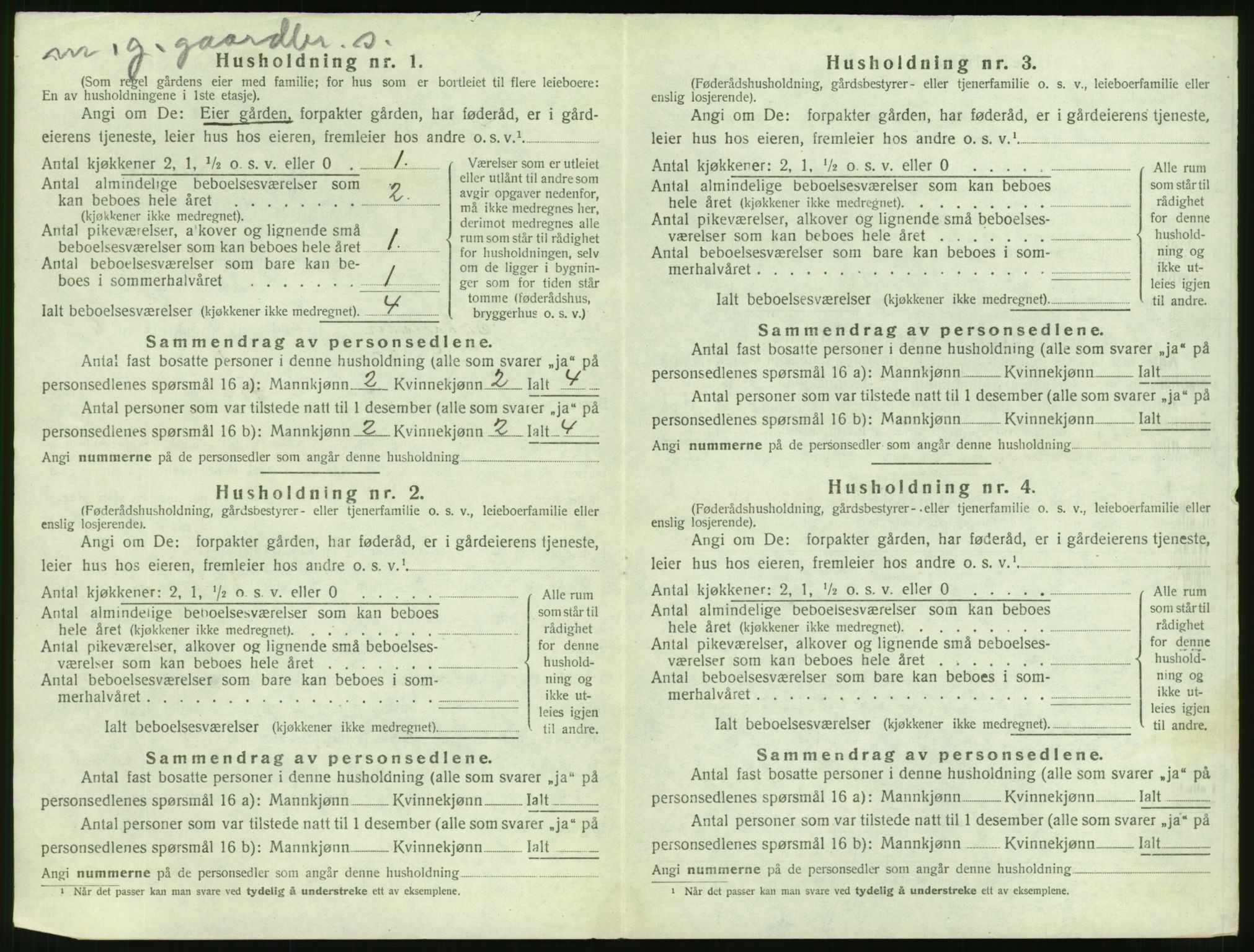 SAT, 1920 census for Sykkylven, 1920, p. 500