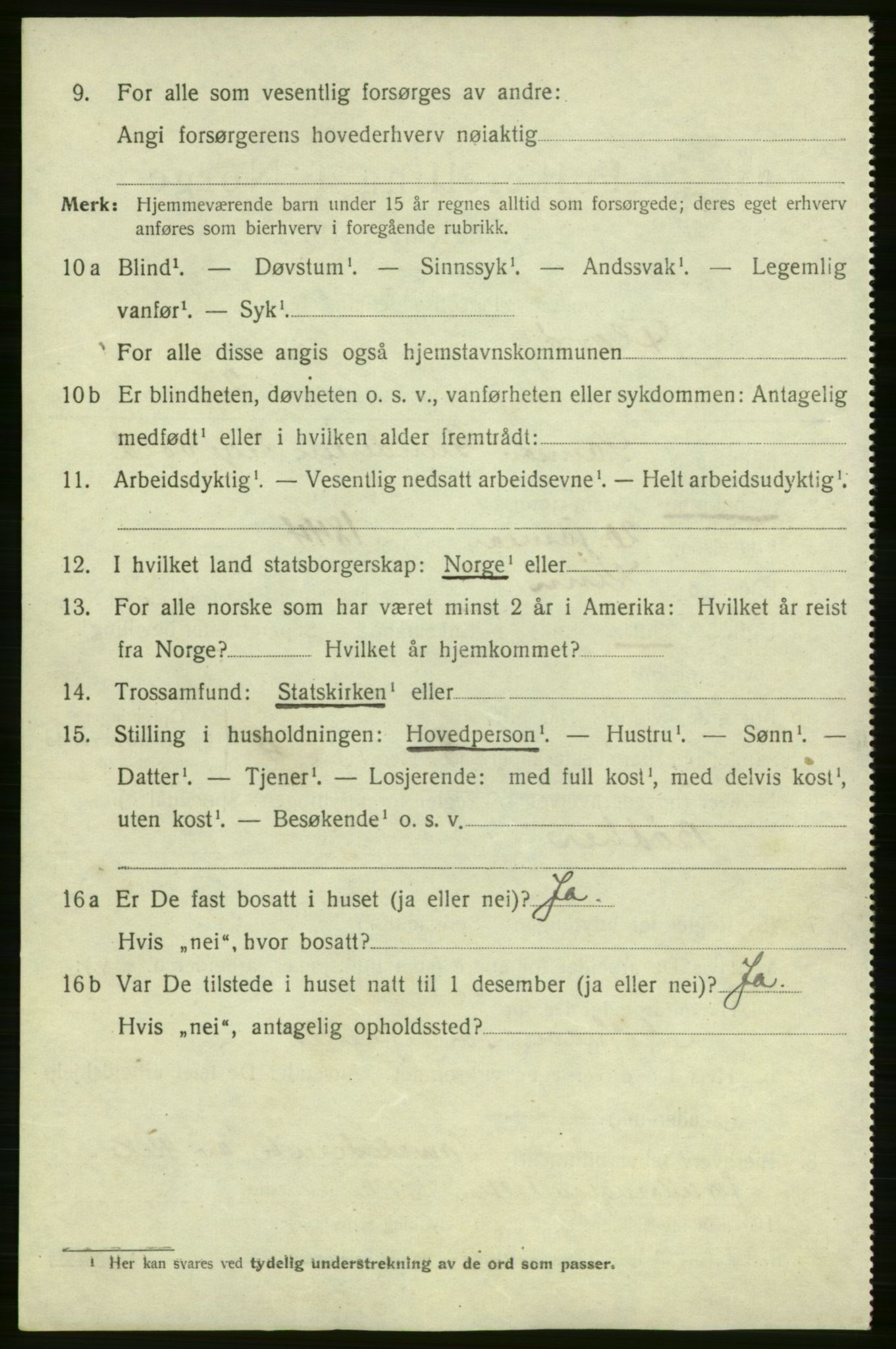 SAB, 1920 census for Florø, 1920, p. 1679
