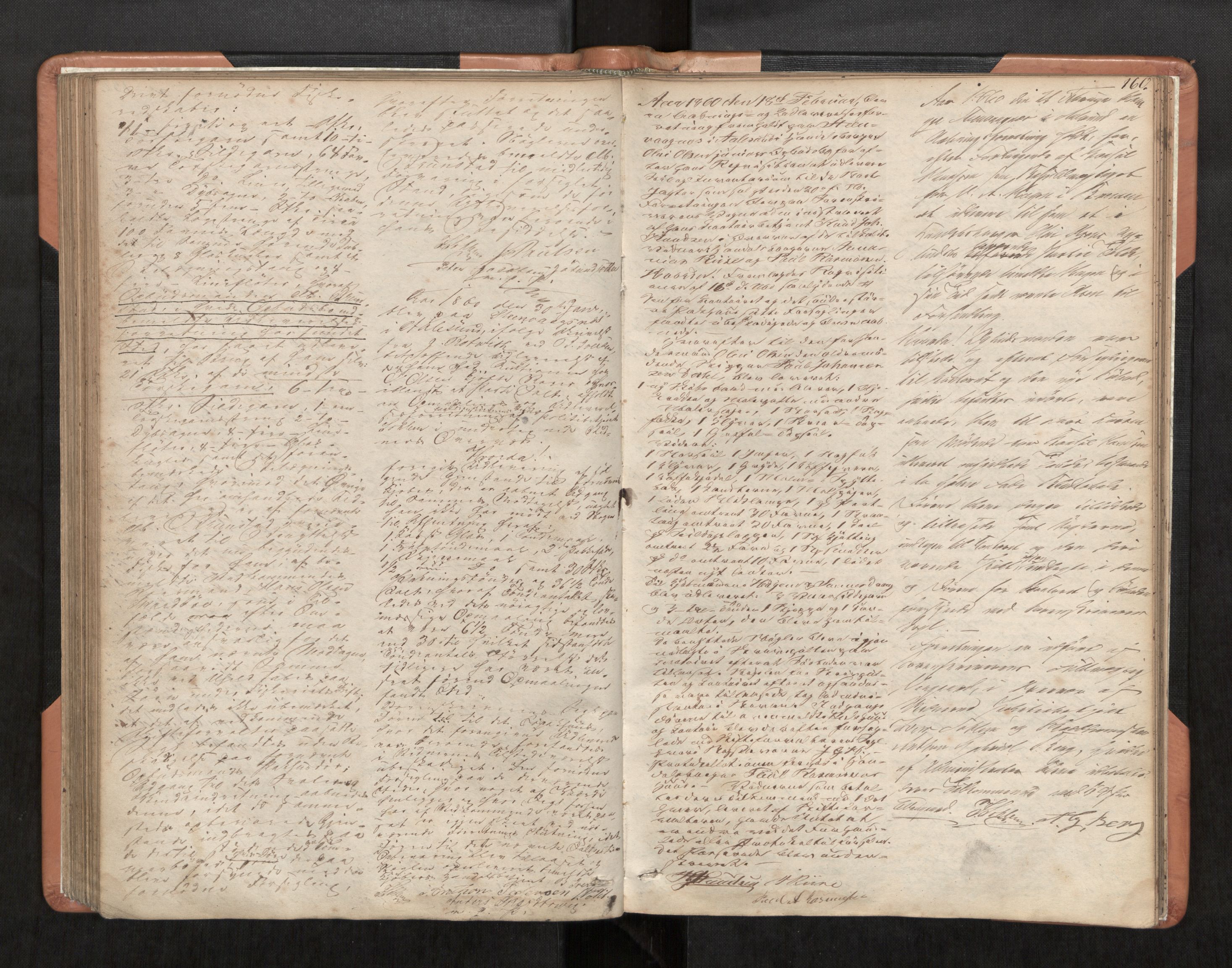 Ålesund byfogd, AV/SAT-A-4384/0001/03/03C/L0001: Registreringsprotokoll, 1848-1868, p. 160