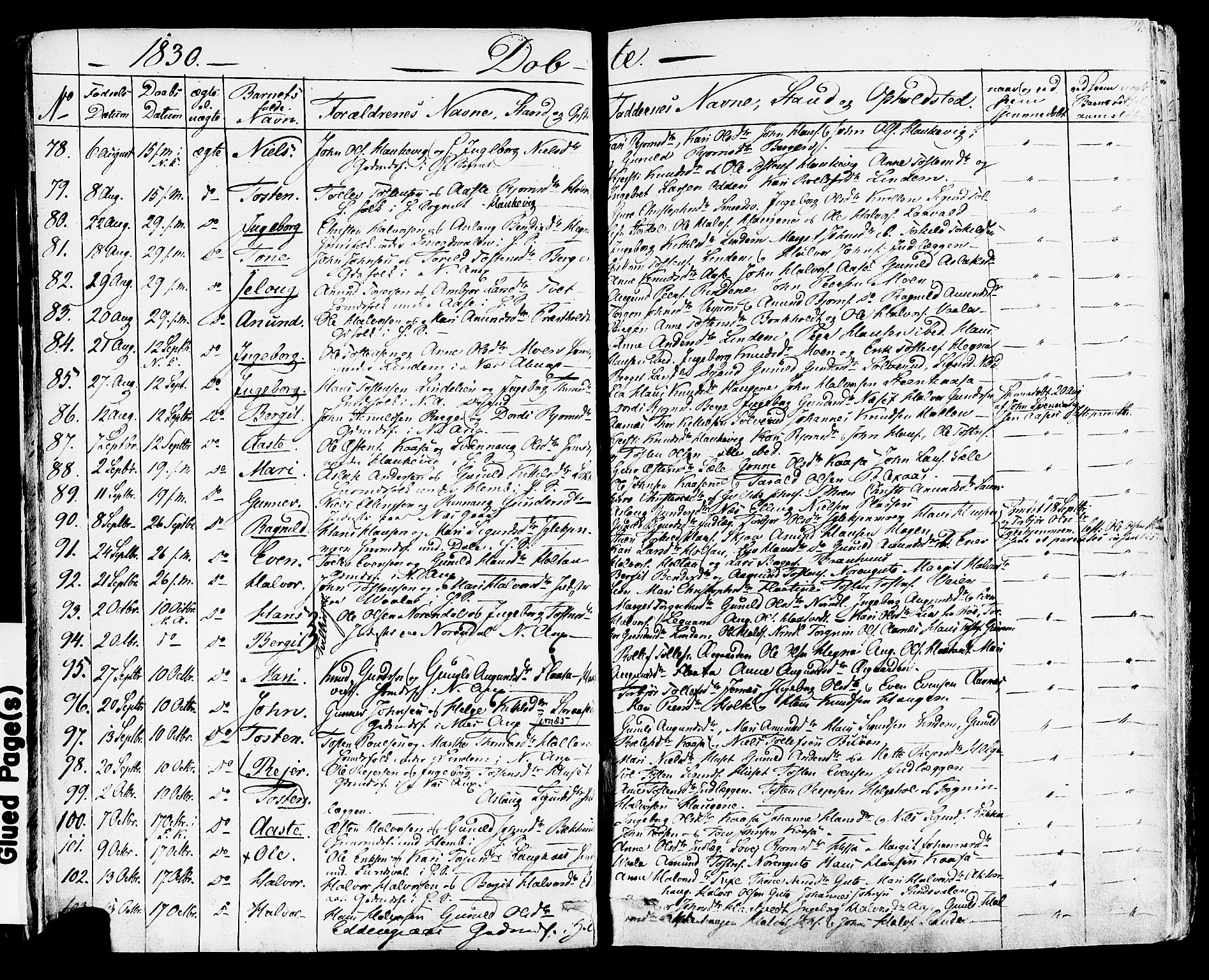 Sauherad kirkebøker, SAKO/A-298/F/Fa/L0006: Parish register (official) no. I 6, 1827-1850, p. 24