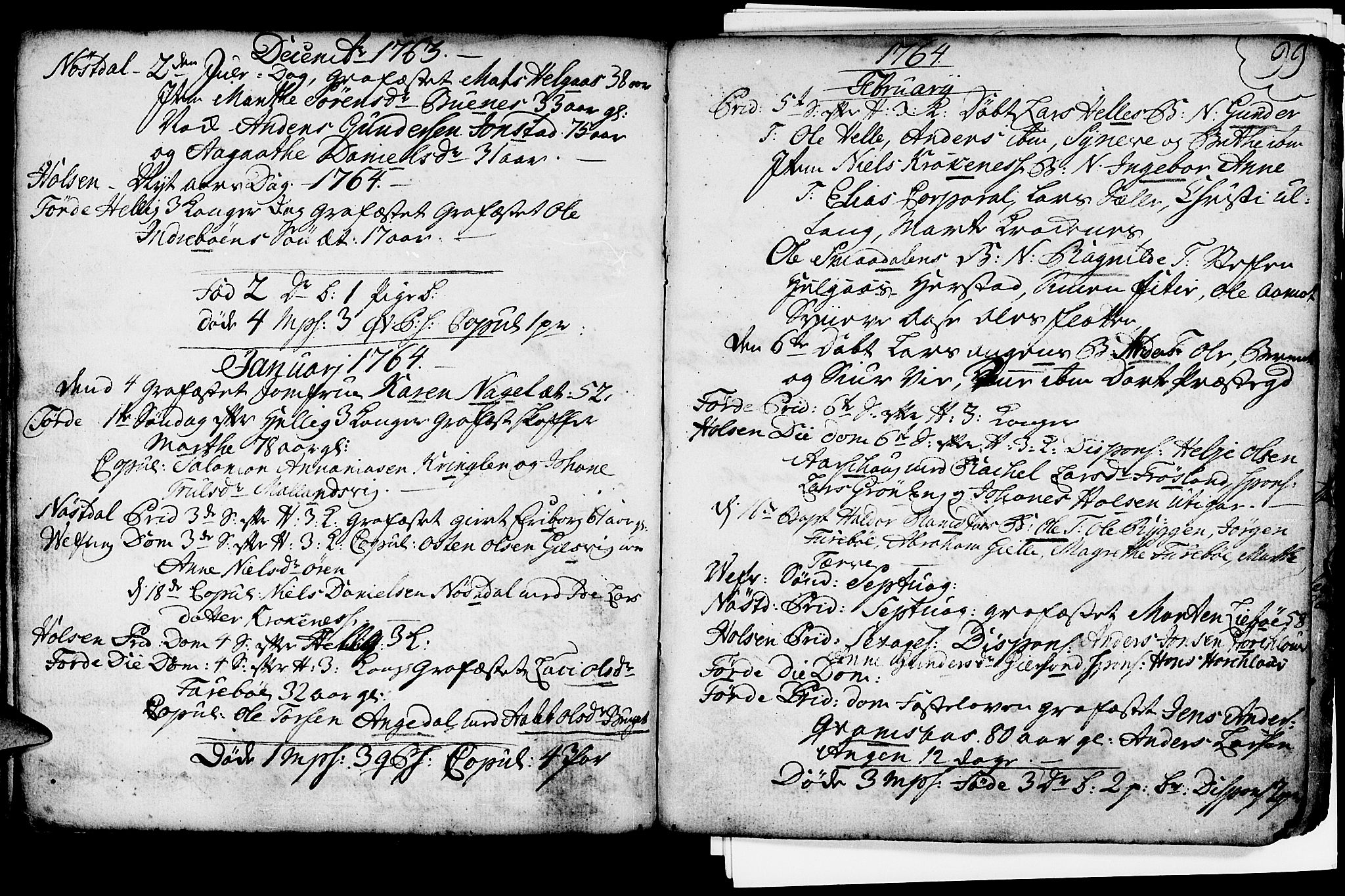 Førde sokneprestembete, SAB/A-79901/H/Haa/Haaa/L0003: Parish register (official) no. A 3, 1749-1764, p. 99