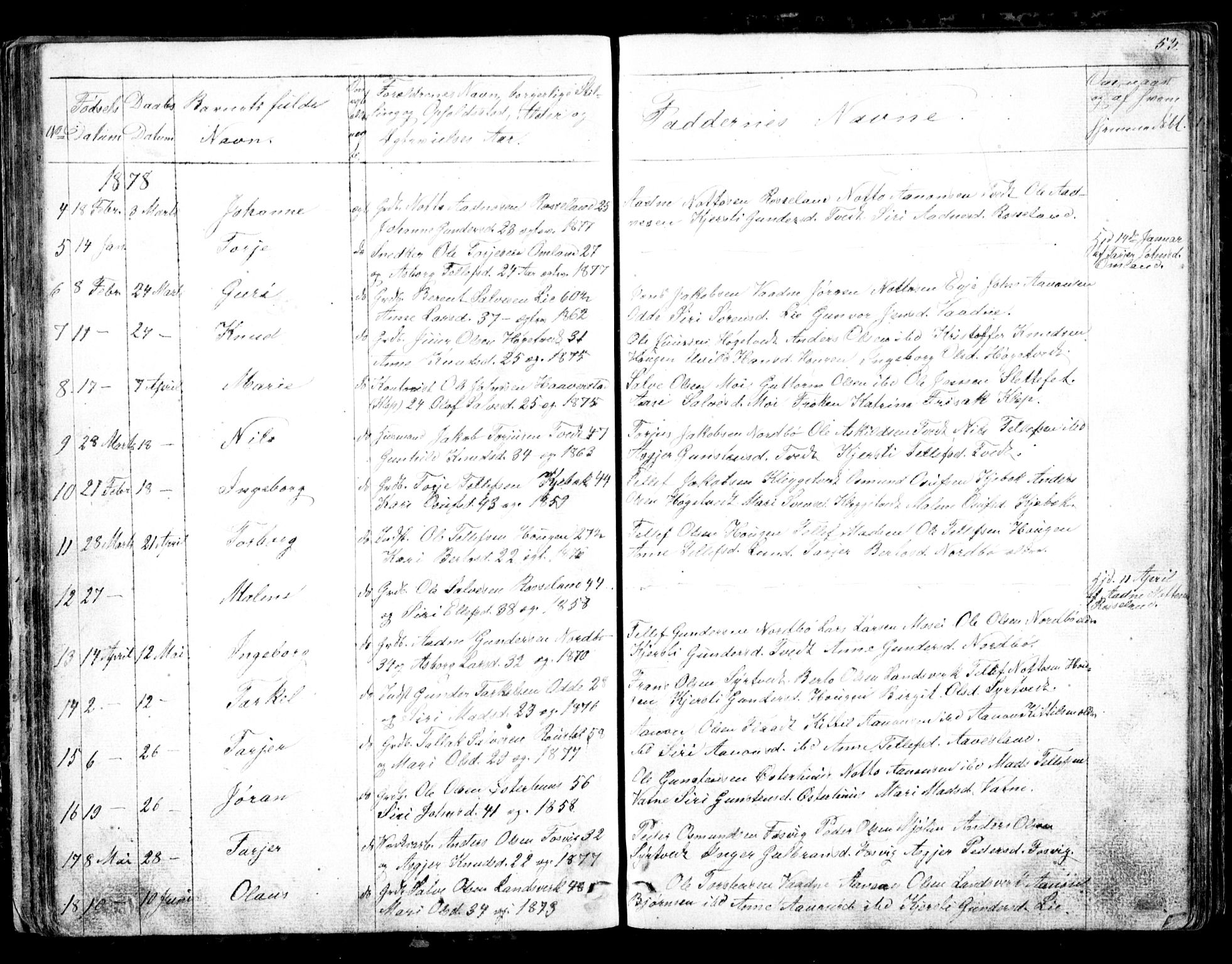 Evje sokneprestkontor, AV/SAK-1111-0008/F/Fb/Fba/L0002: Parish register (copy) no. B 2, 1849-1896, p. 53