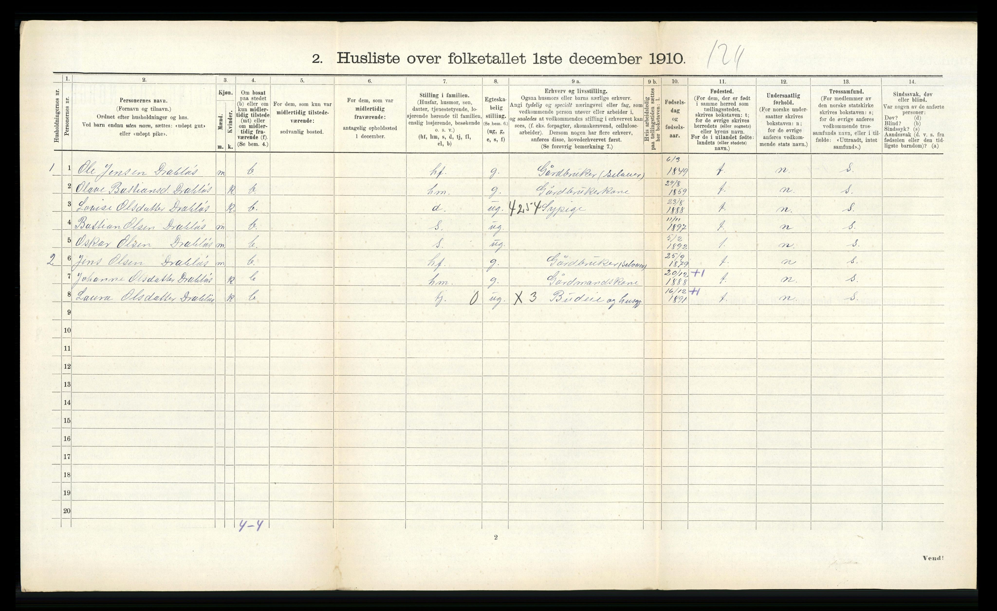 RA, 1910 census for Sykkylven, 1910, p. 476