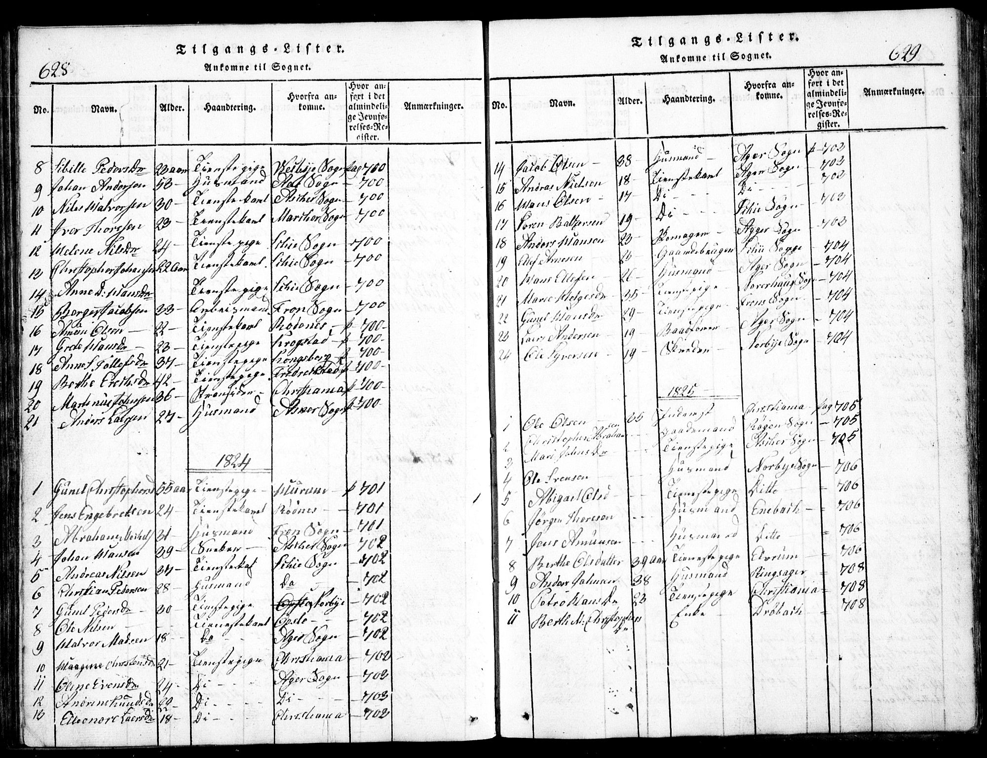 Nesodden prestekontor Kirkebøker, AV/SAO-A-10013/G/Ga/L0001: Parish register (copy) no. I 1, 1814-1847, p. 628-629