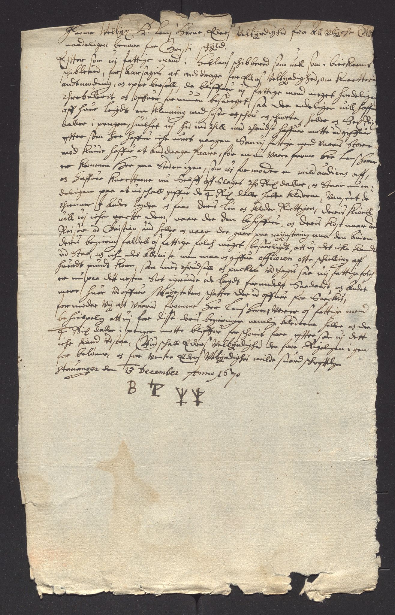 Stavanger len, AV/SAST-A-101870/Ob/L0042: Diverse, 1665-1670, p. 202