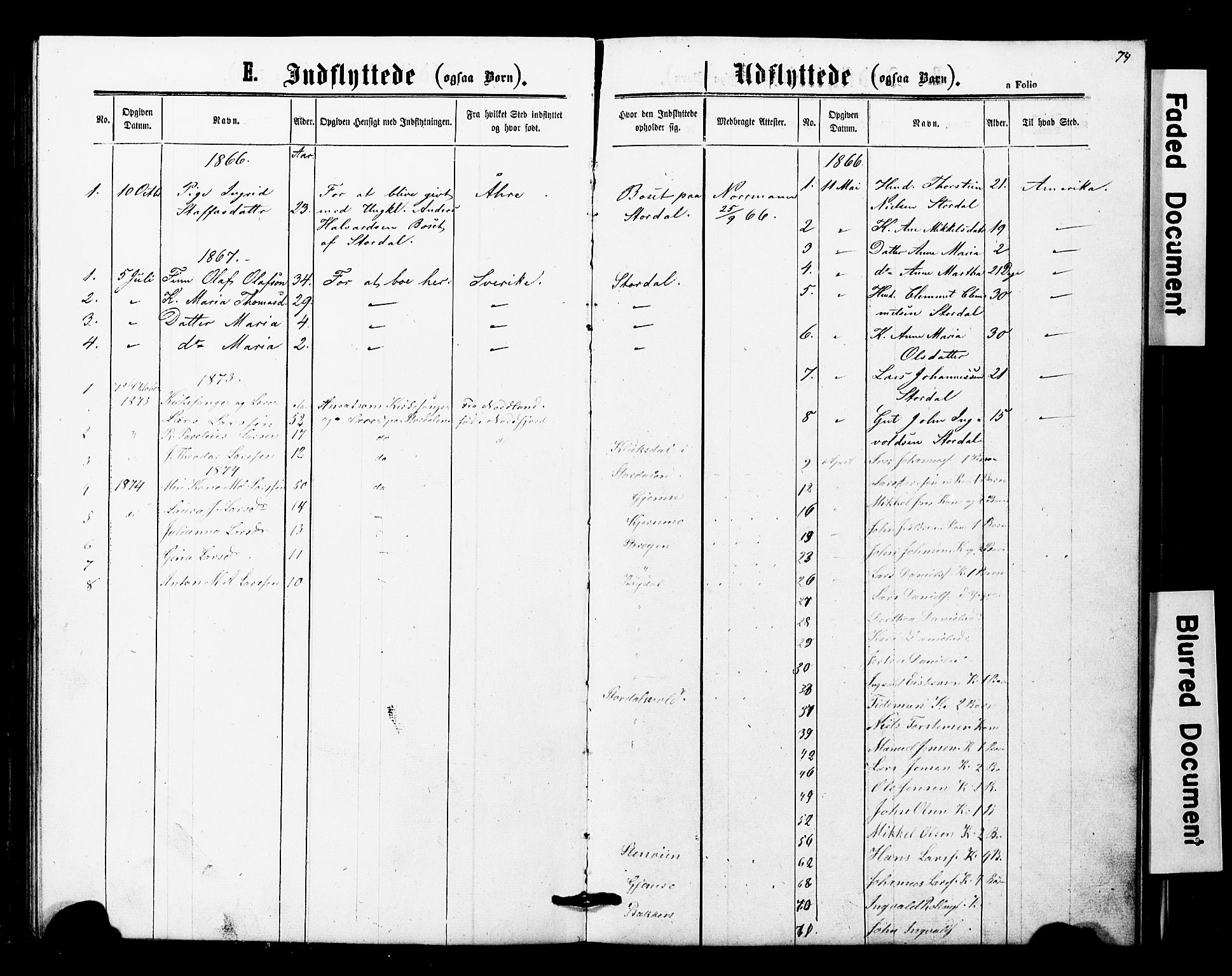 Ministerialprotokoller, klokkerbøker og fødselsregistre - Nord-Trøndelag, SAT/A-1458/707/L0052: Parish register (copy) no. 707C01, 1864-1897, p. 74