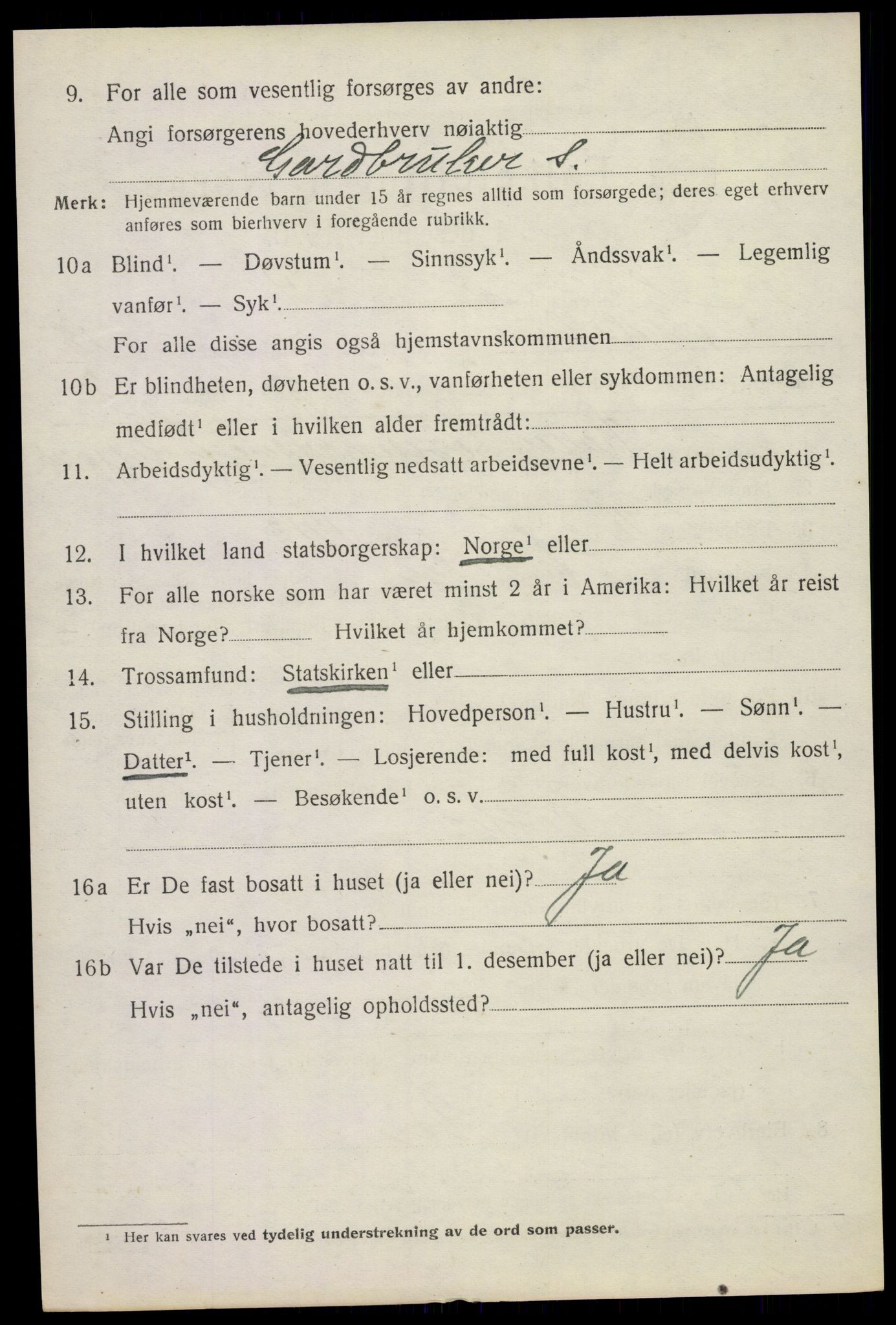 SAKO, 1920 census for Andebu, 1920, p. 4807