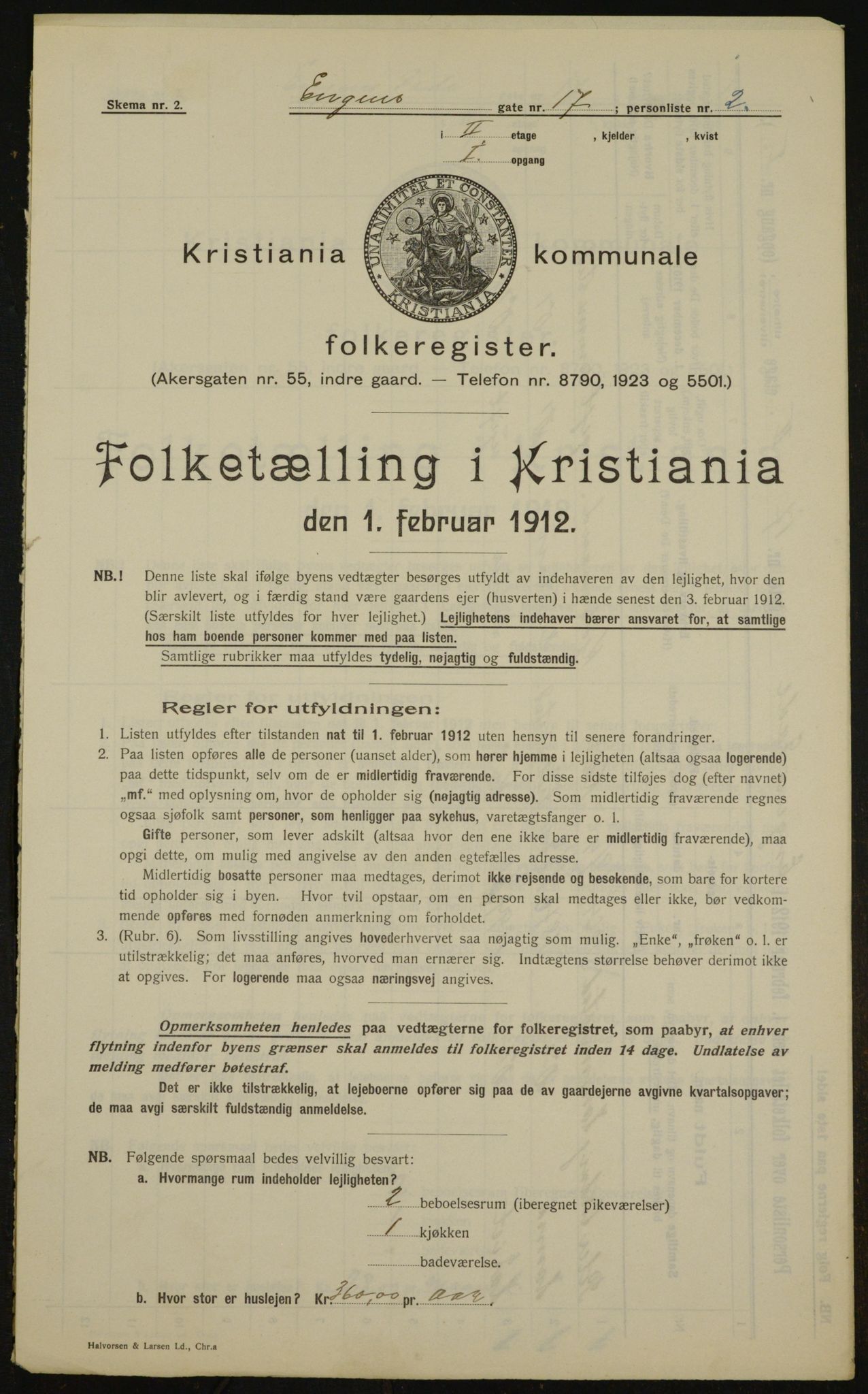 OBA, Municipal Census 1912 for Kristiania, 1912, p. 21879