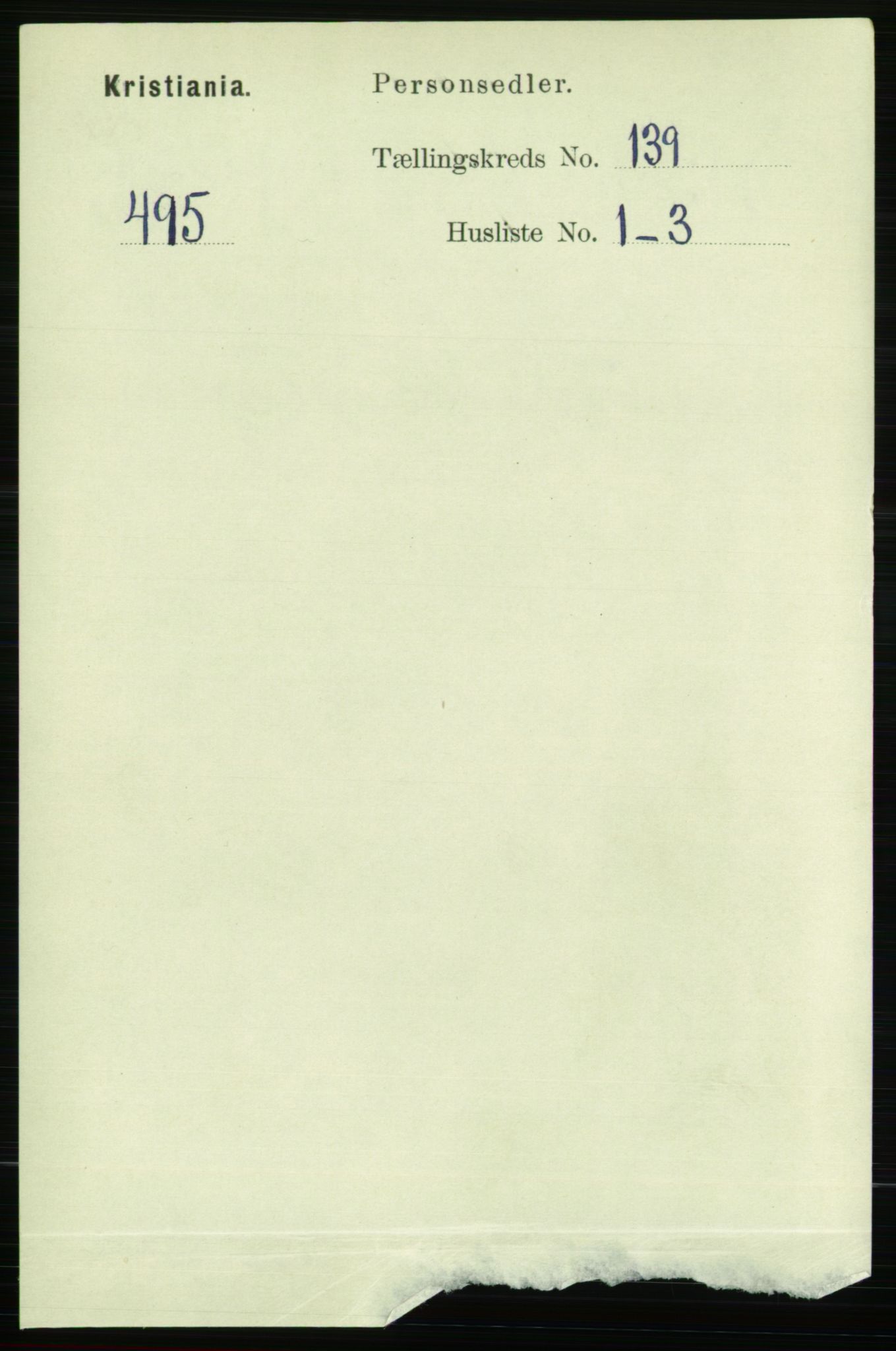 RA, 1891 census for 0301 Kristiania, 1891, p. 77015