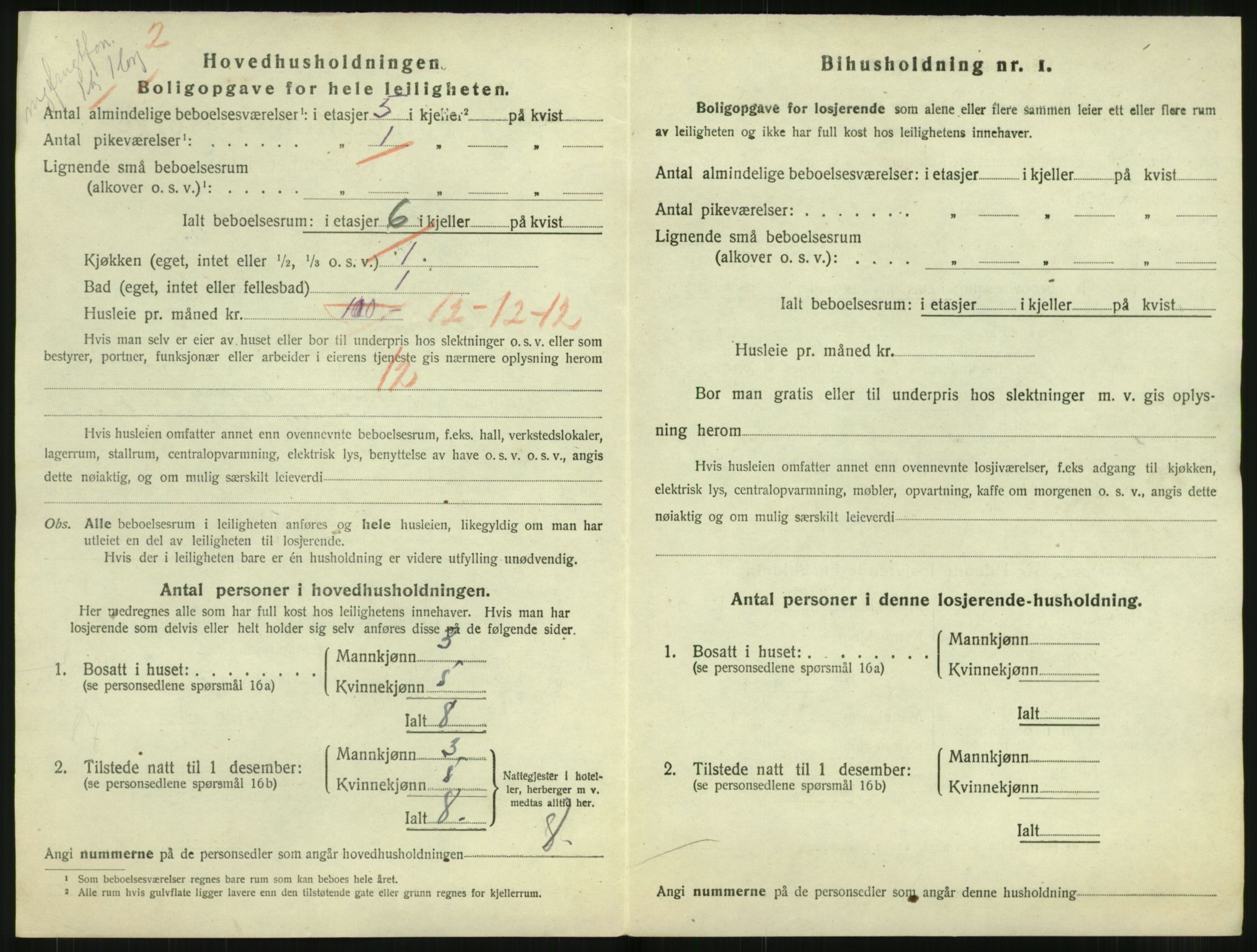 SAT, 1920 census for Trondheim, 1920, p. 22115