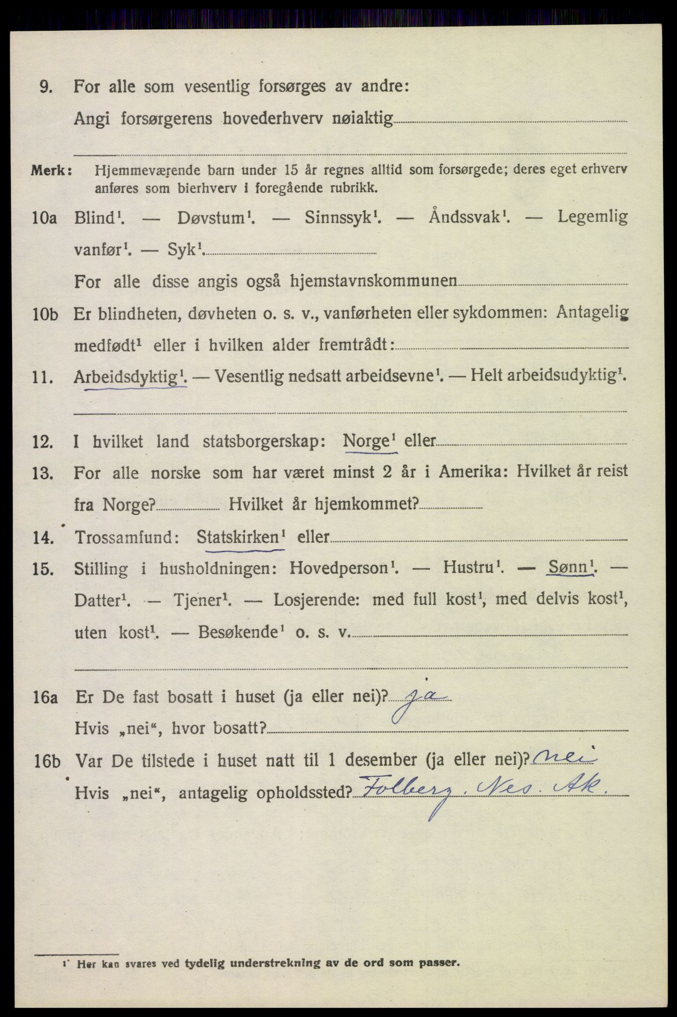 SAH, 1920 census for Sør-Odal, 1920, p. 12188