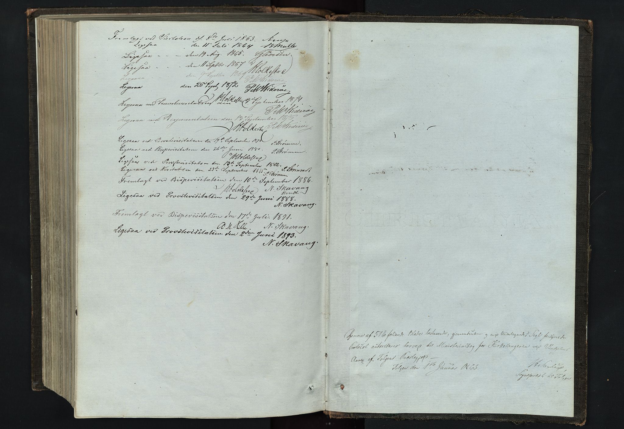 Tolga prestekontor, SAH/PREST-062/L/L0005: Parish register (copy) no. 5, 1862-1893