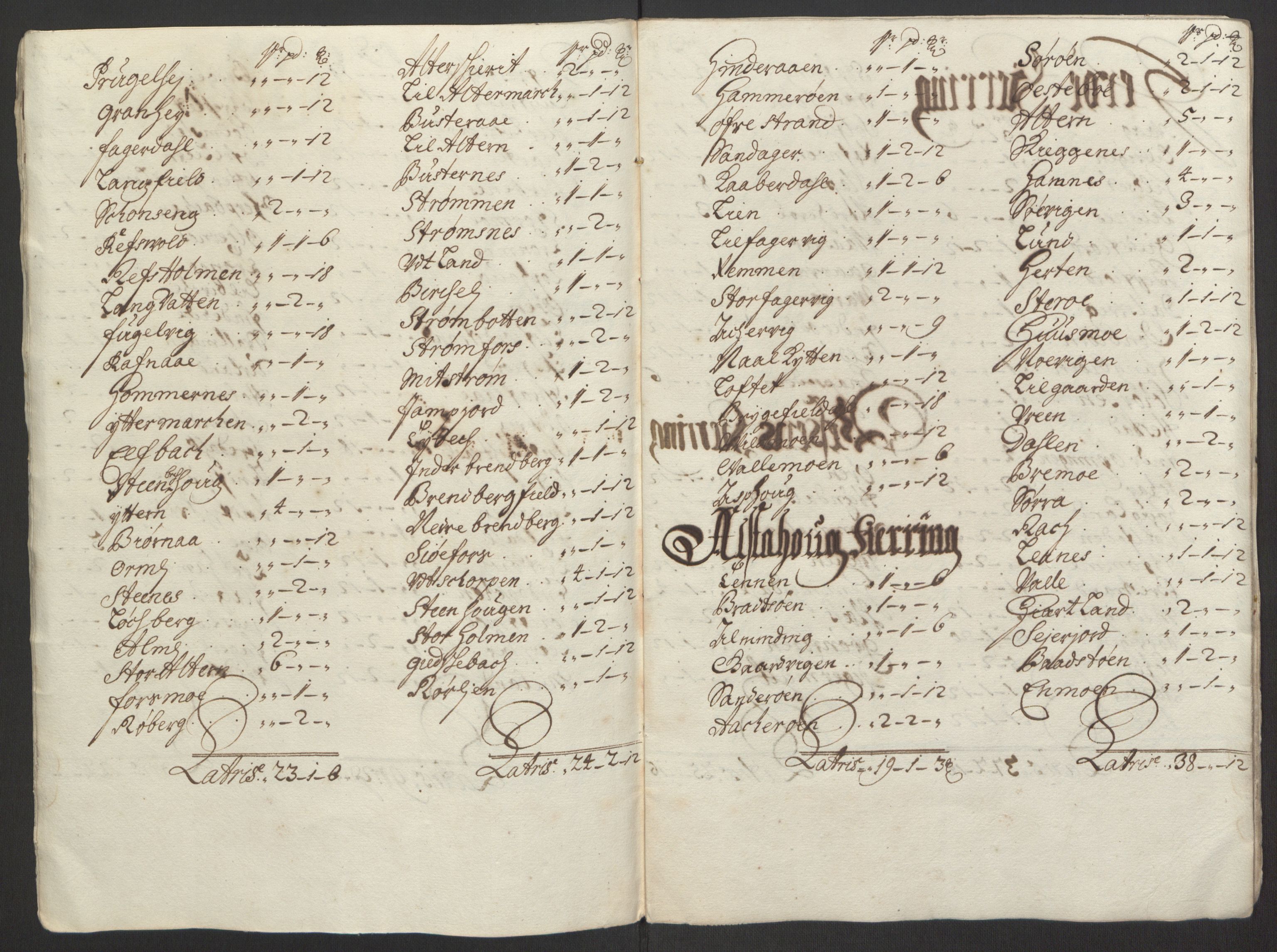 Rentekammeret inntil 1814, Reviderte regnskaper, Fogderegnskap, AV/RA-EA-4092/R65/L4505: Fogderegnskap Helgeland, 1693-1696, p. 81