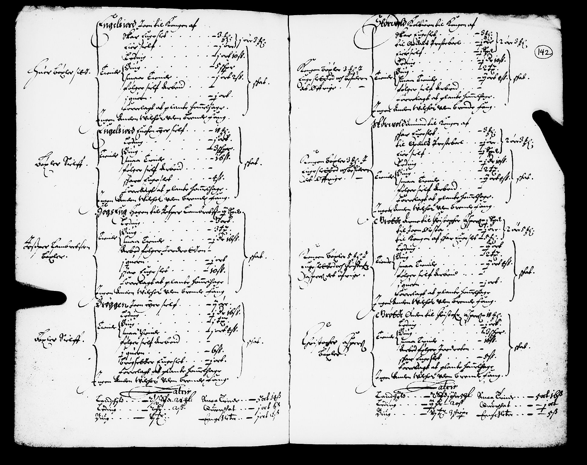 Rentekammeret inntil 1814, Realistisk ordnet avdeling, AV/RA-EA-4070/N/Nb/Nba/L0050: Orkdal fogderi, 1666, p. 141b-142a