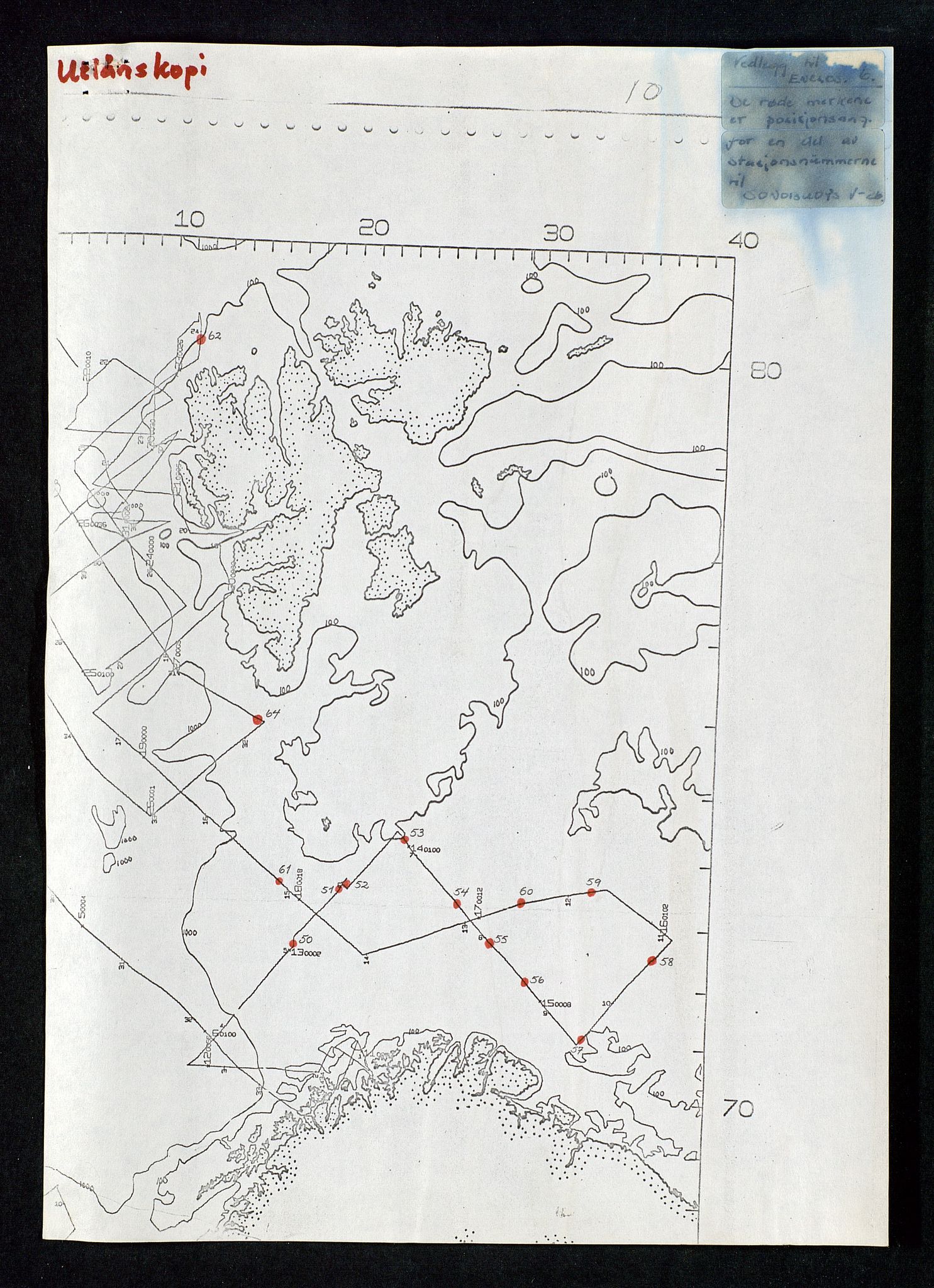 Industridepartementet, Oljekontoret, SAST/A-101348/Da/L0009:  Arkivnøkkel 722 - 725 Geofysikk, geologi, 1969-1972, p. 157