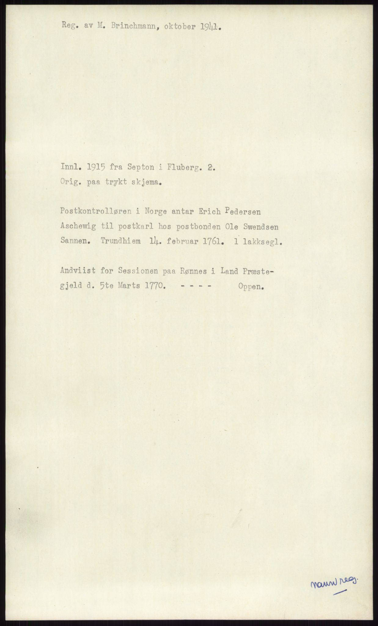 Samlinger til kildeutgivelse, Diplomavskriftsamlingen, RA/EA-4053/H/Ha, p. 3551