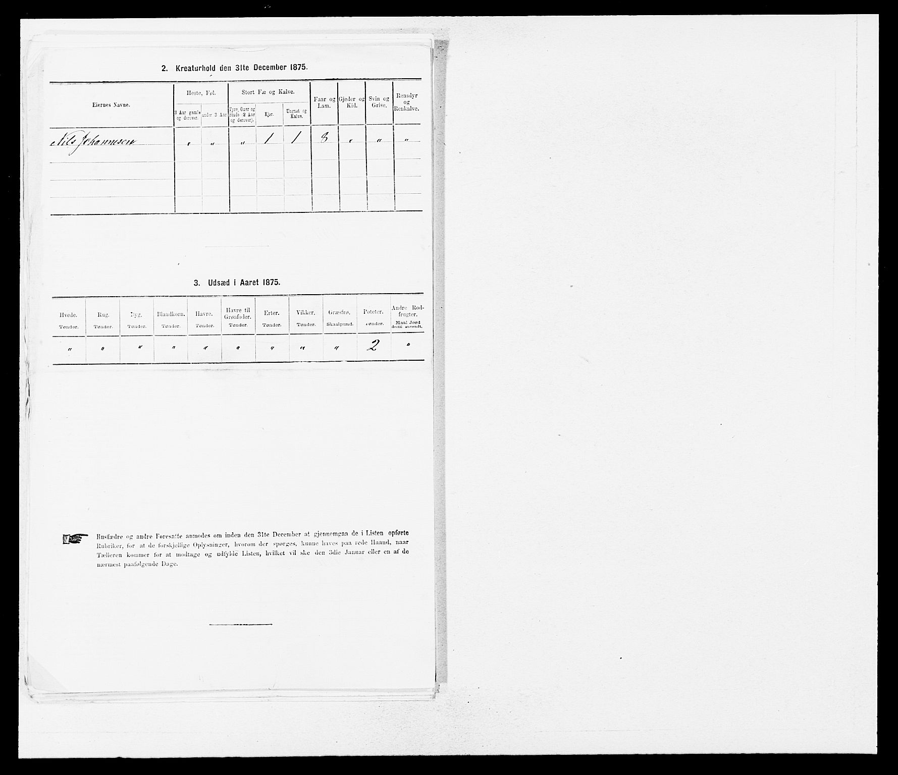 SAB, 1875 census for 1437L Kinn/Kinn og Svanøy, 1875, p. 647