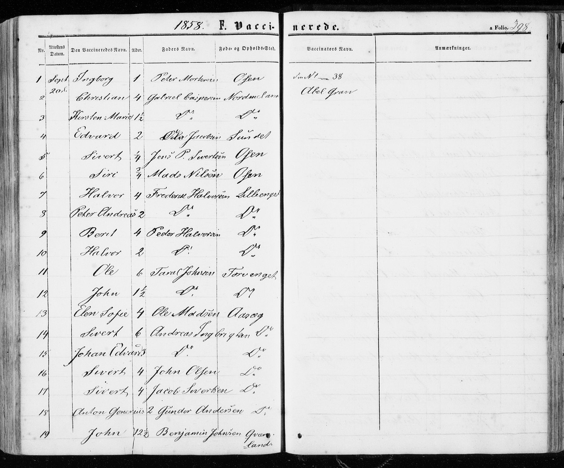 Ministerialprotokoller, klokkerbøker og fødselsregistre - Sør-Trøndelag, SAT/A-1456/657/L0705: Parish register (official) no. 657A06, 1858-1867, p. 398