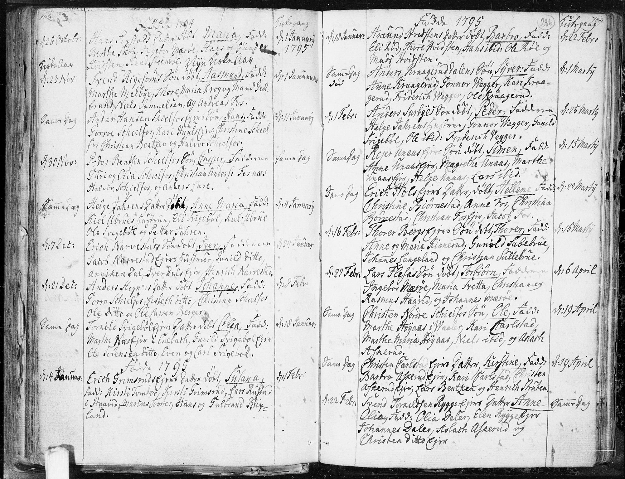 Hobøl prestekontor Kirkebøker, AV/SAO-A-2002/F/Fa/L0001: Parish register (official) no. I 1, 1733-1814, p. 286