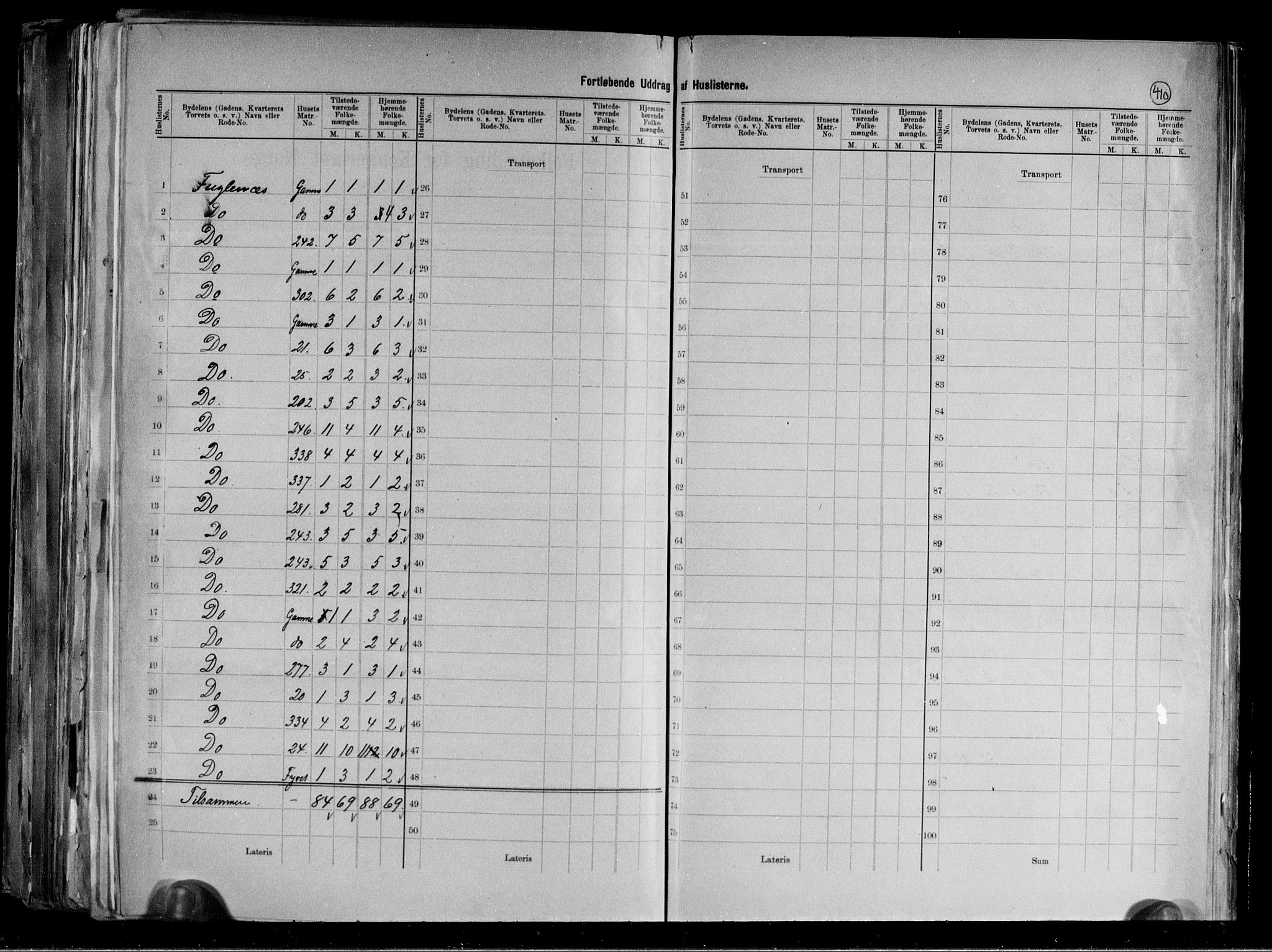 RA, 1891 census for 2001 Hammerfest, 1891, p. 6