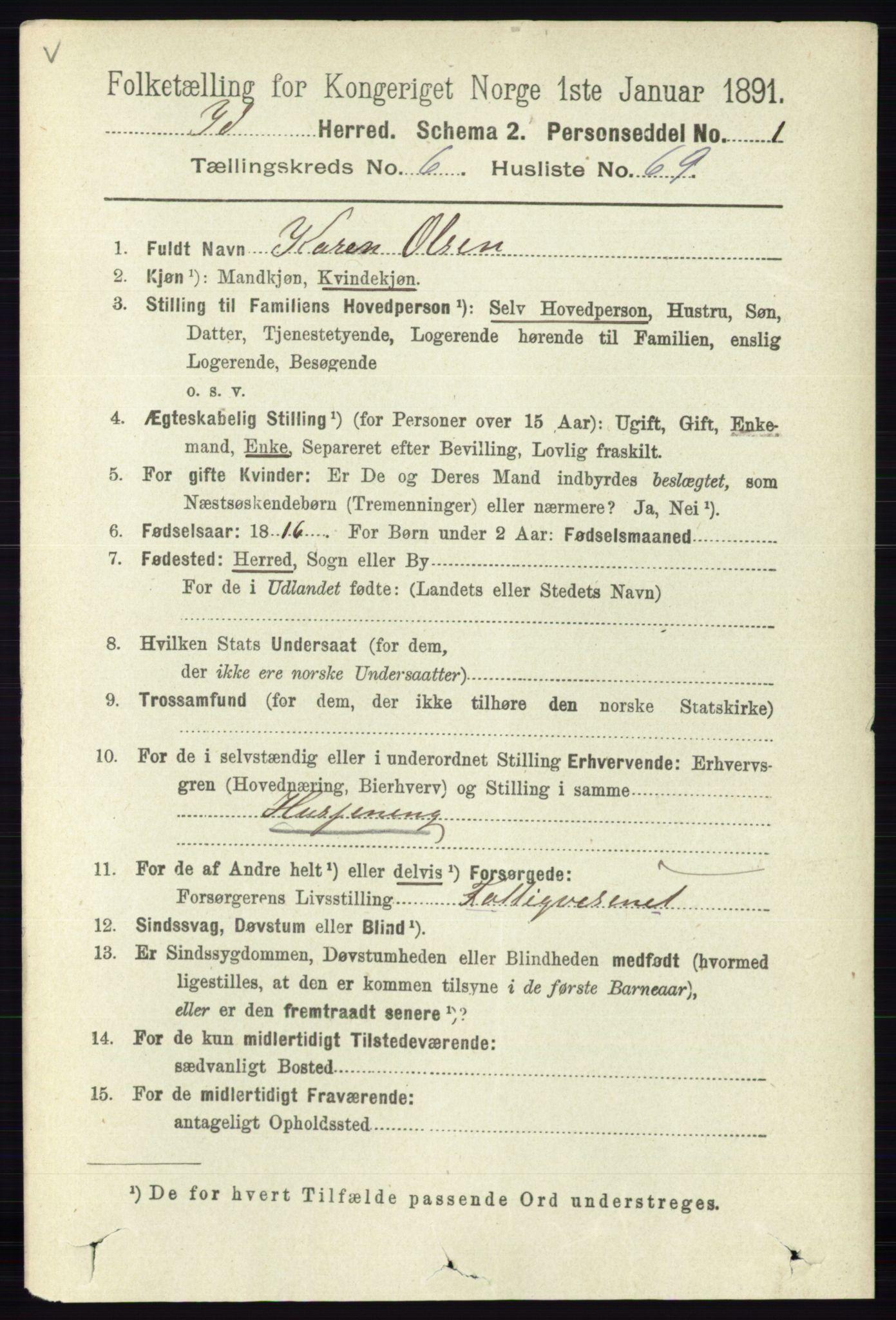 RA, 1891 census for 0117 Idd, 1891, p. 4058