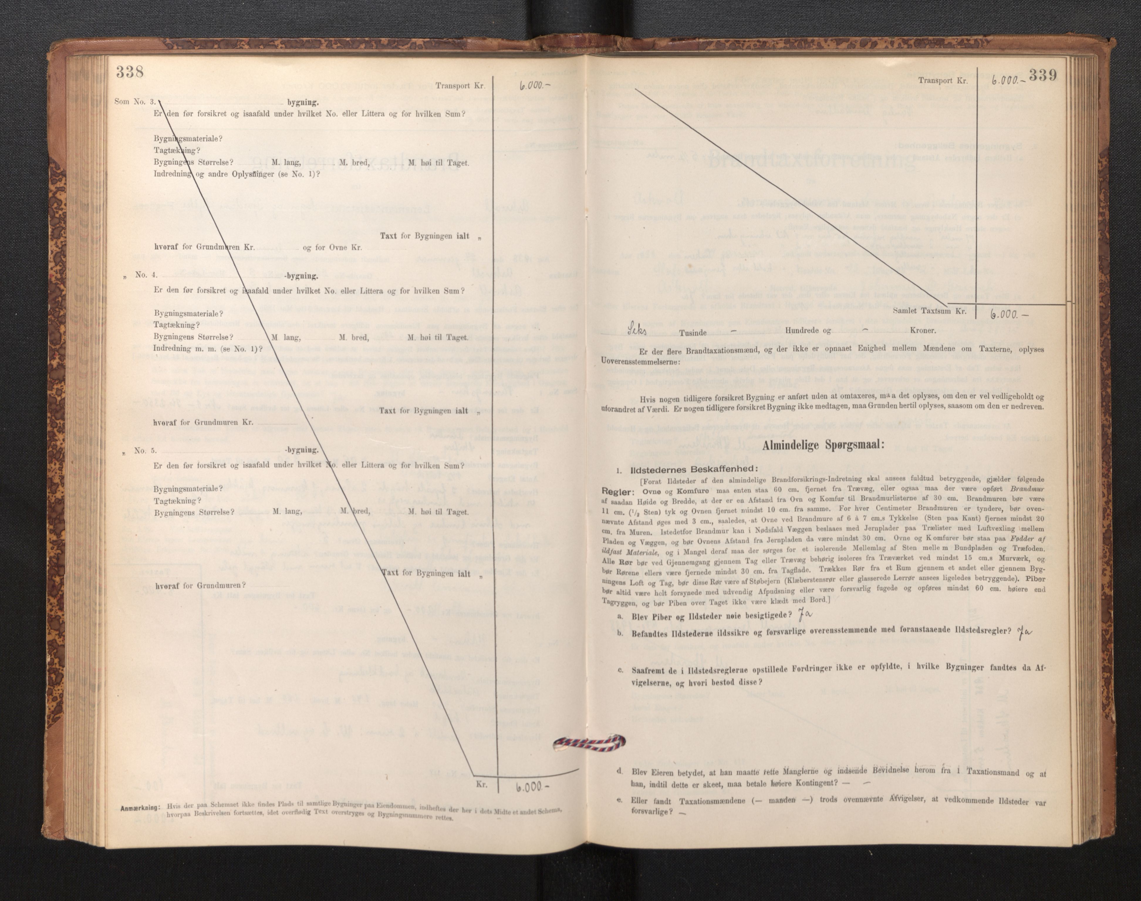 Lensmannen i Askvoll, AV/SAB-A-26301/0012/L0004: Branntakstprotokoll, skjematakst og liste over branntakstmenn, 1895-1932, p. 338-339