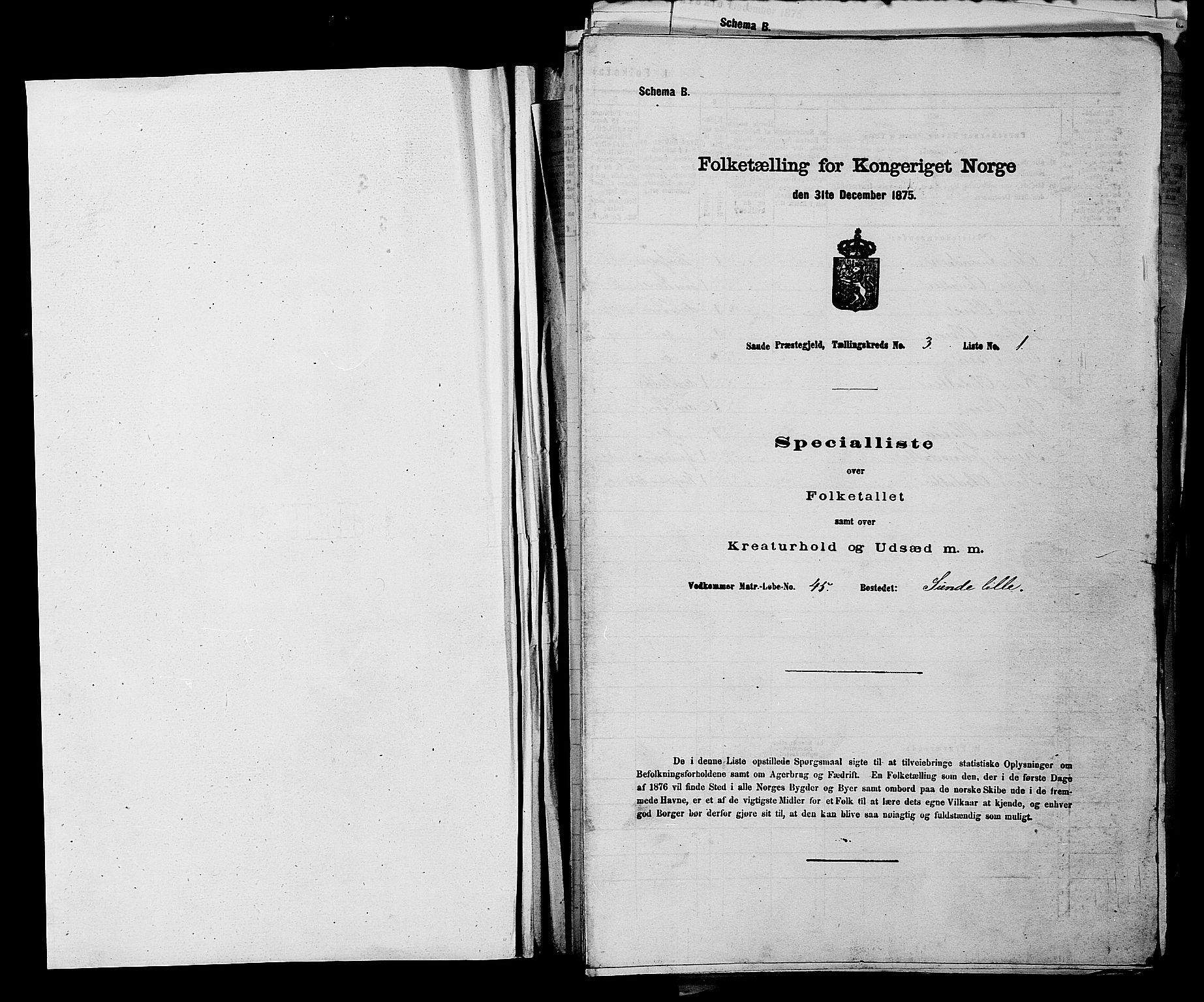 SAKO, 1875 census for 0822P Sauherad, 1875, p. 293